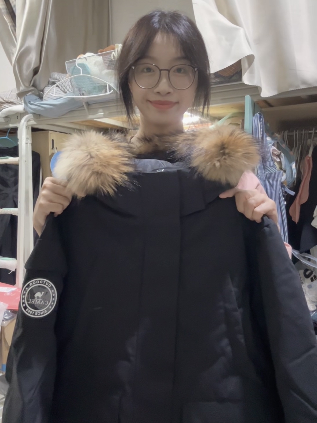 好喜欢我滴工装风羽绒服呀～