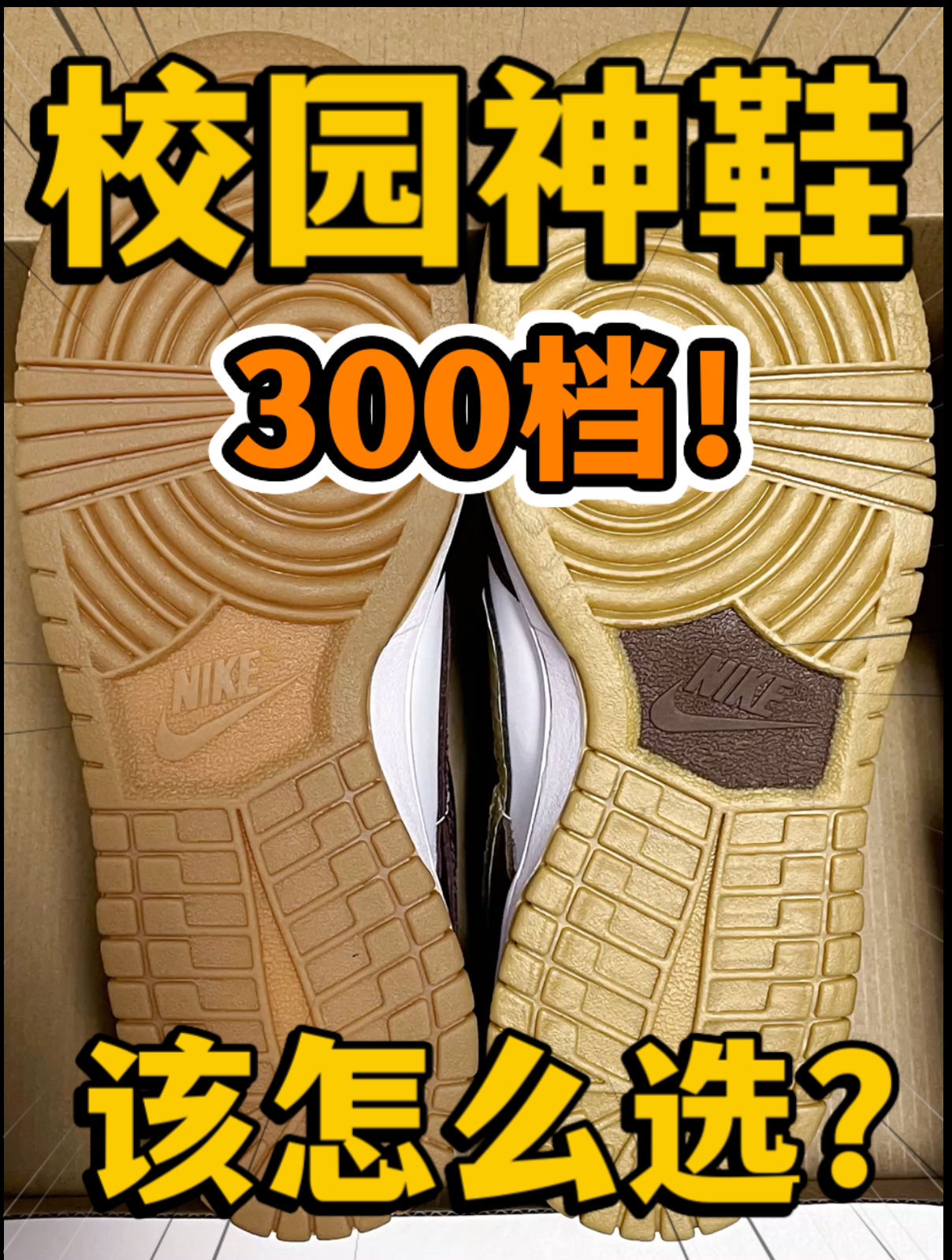 🔥校园神鞋⁉️3️⃣0️⃣0️⃣档的Dunk该怎么选⁉️