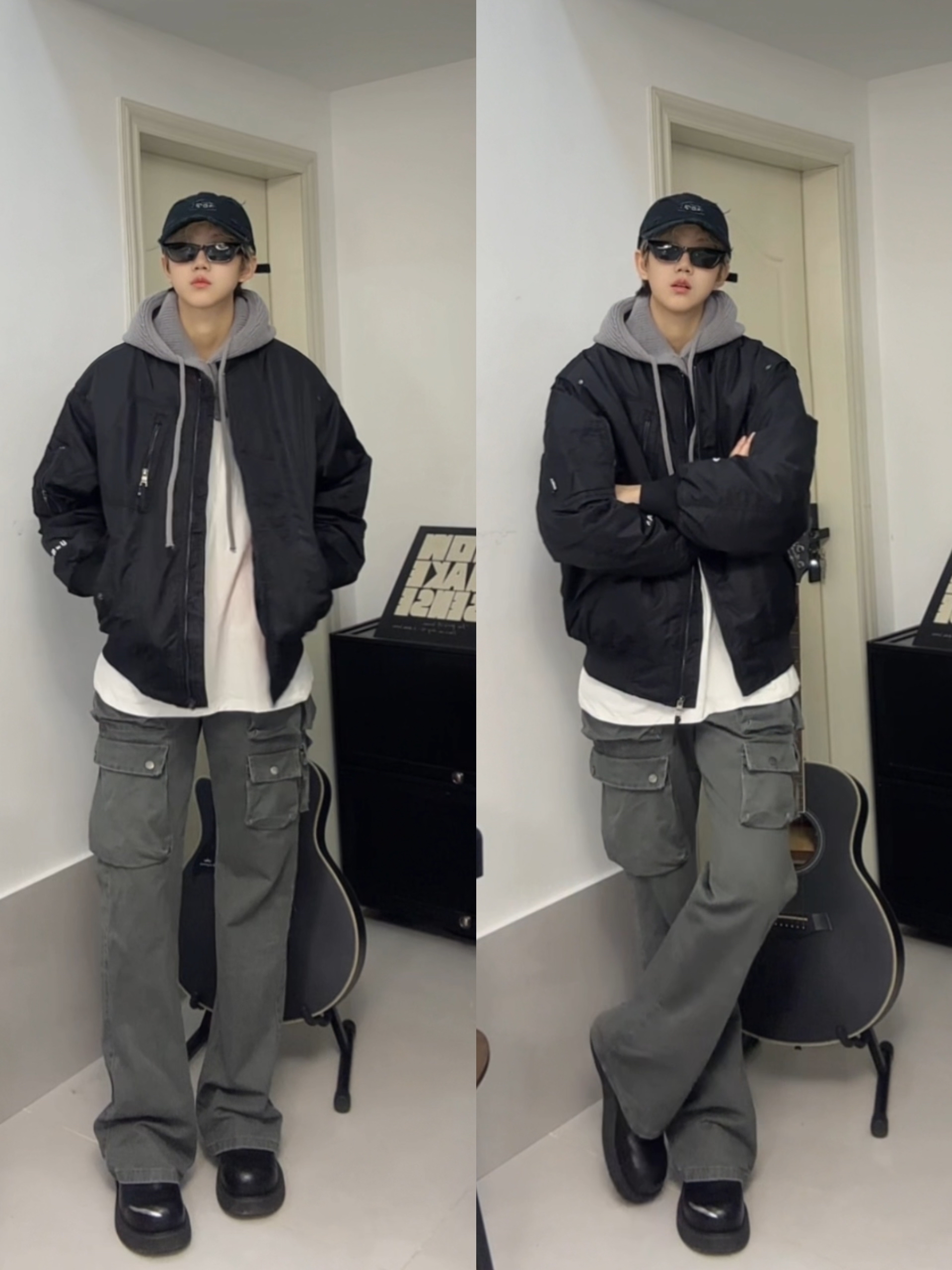 秋冬穿搭不能没有飞行夹克