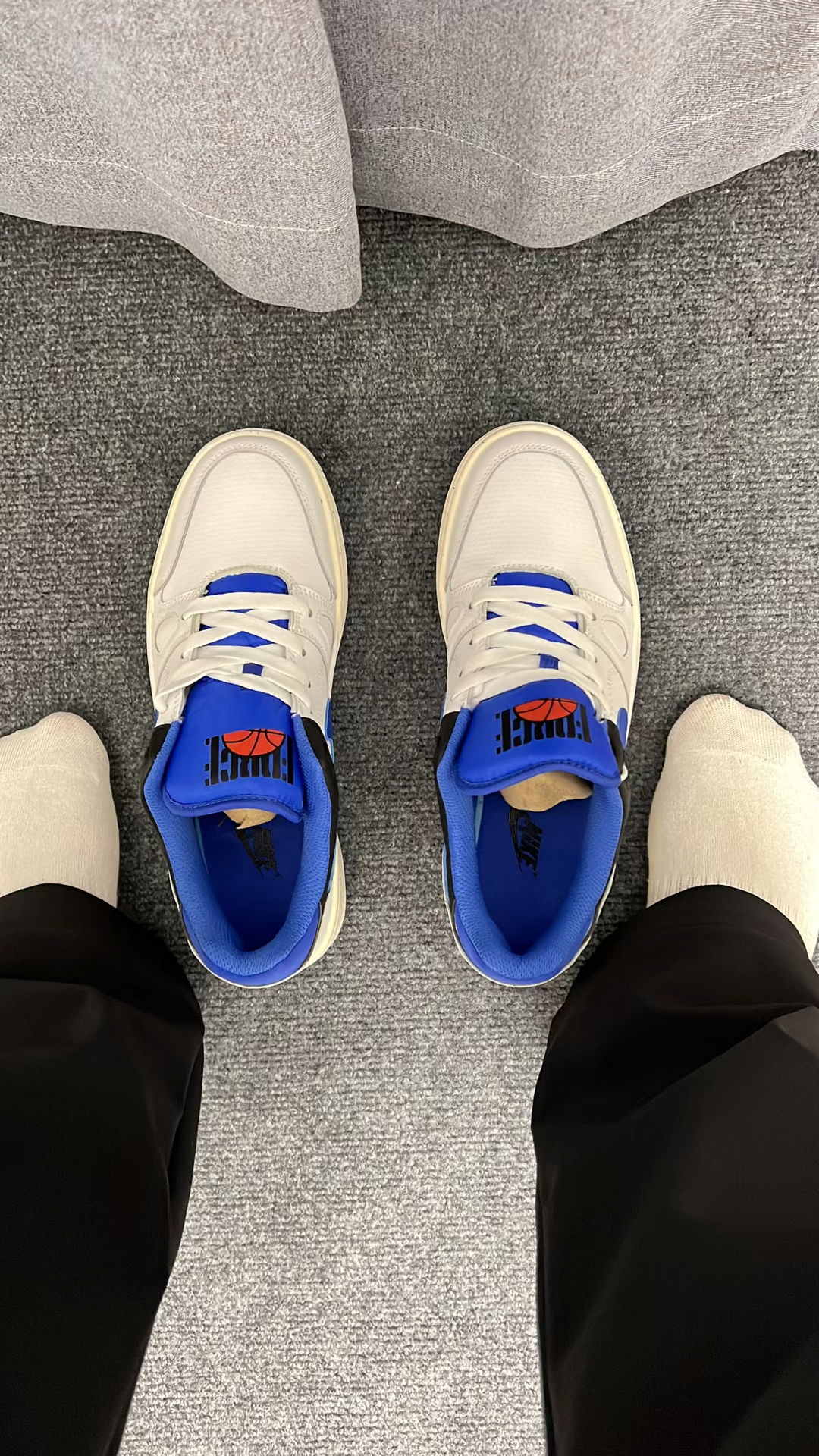 NIKE蓝白平价板鞋～穿着体验！