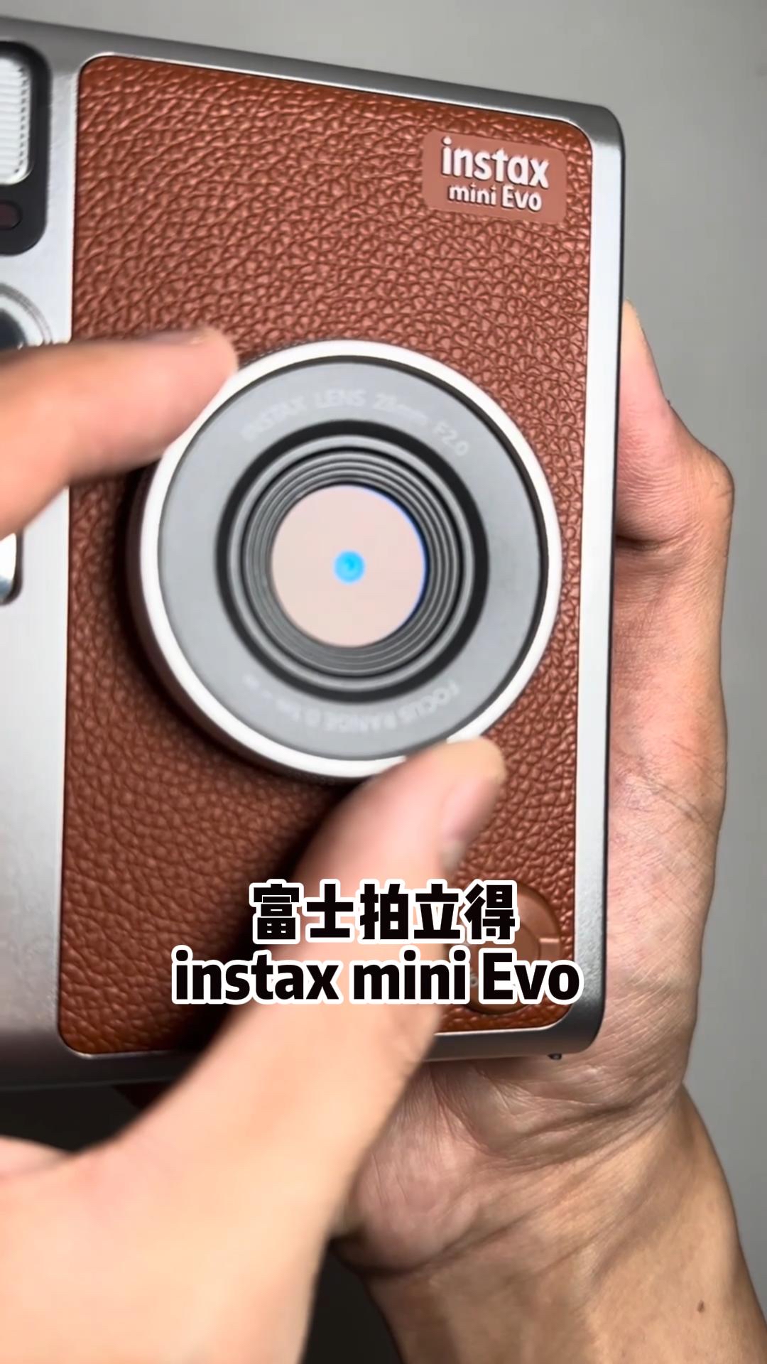 跨年好礼之零废片的复古拍立得富士mini Evo开箱
