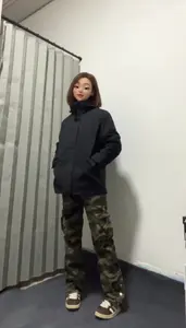 骆驼冲锋衣 搭配我的迷彩裤 帅是真帅