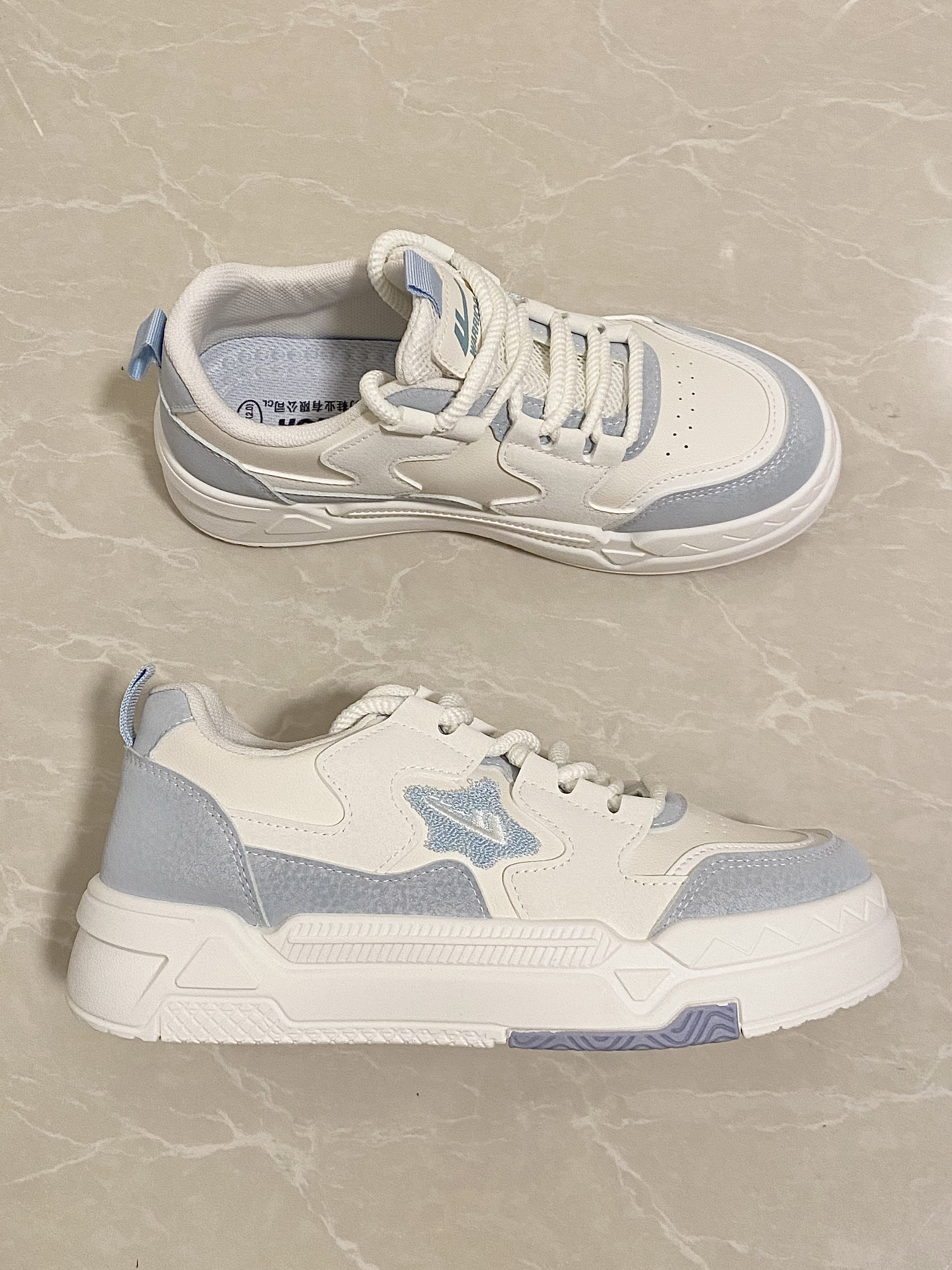 蓝星星板鞋～这谁看了不迷糊啊