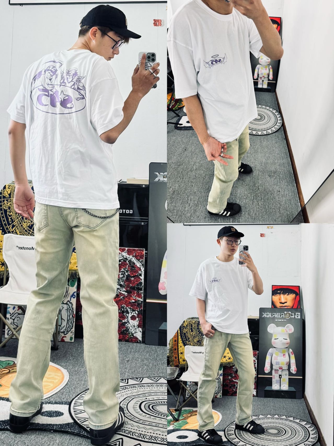 美式oversize户外短袖穿搭🔆