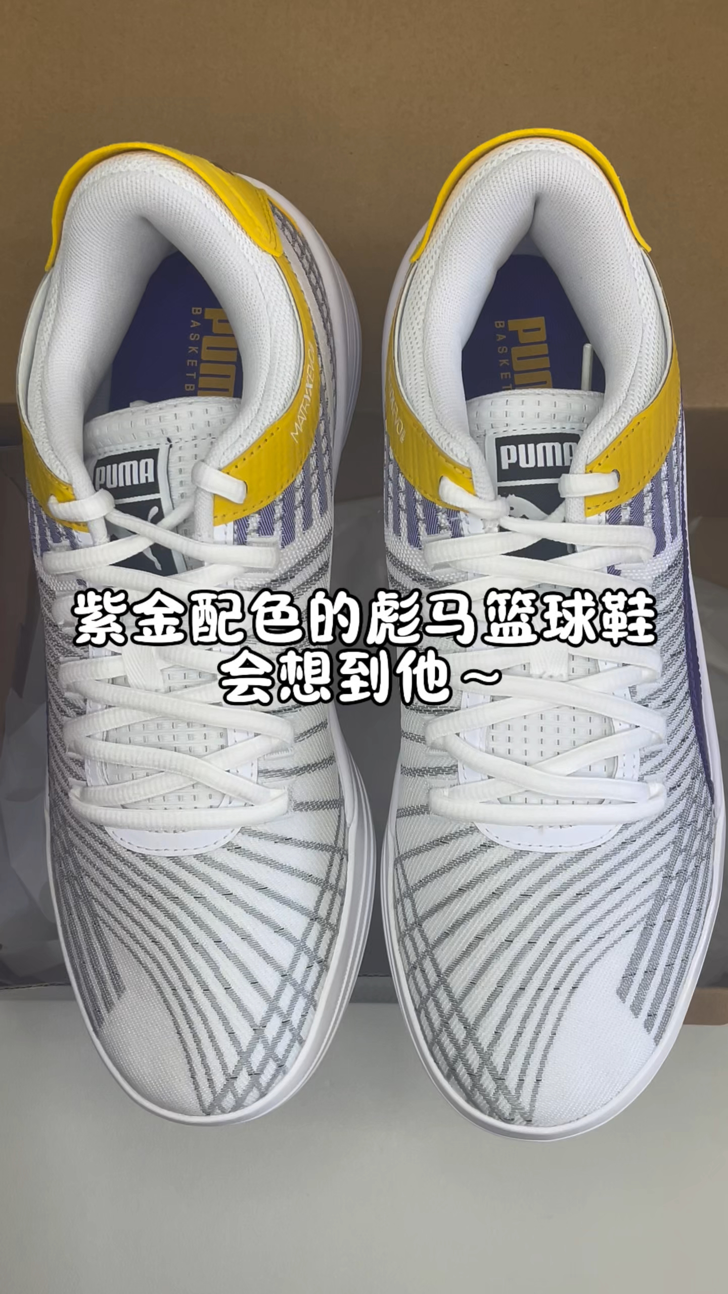 🔥紫金配色的彪马篮球鞋｜六边形战士⁉️