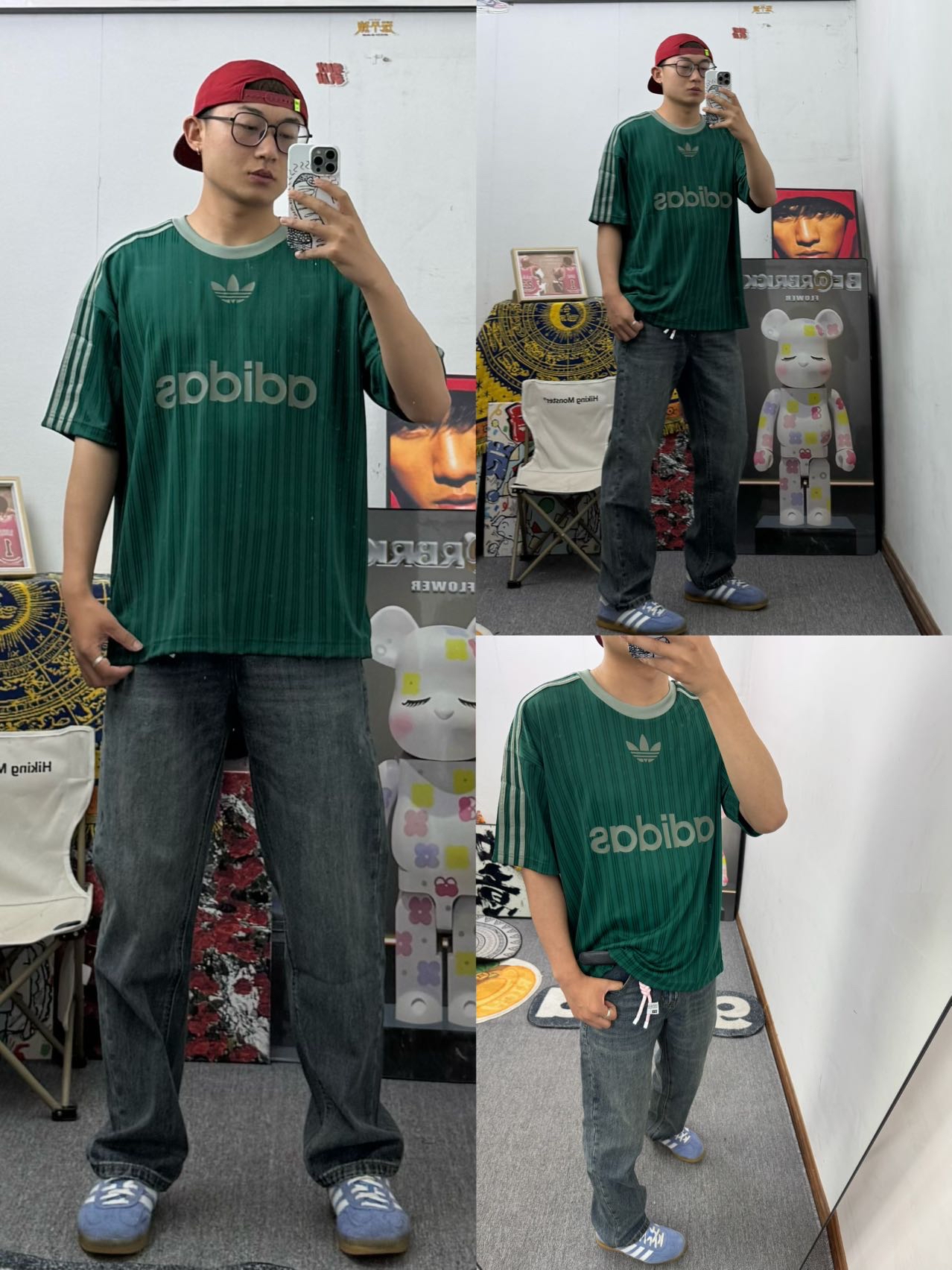 618这么买/夏日美式复古街头风|条纹T+牛仔+德训鞋的经典组合‼️‼️‼️