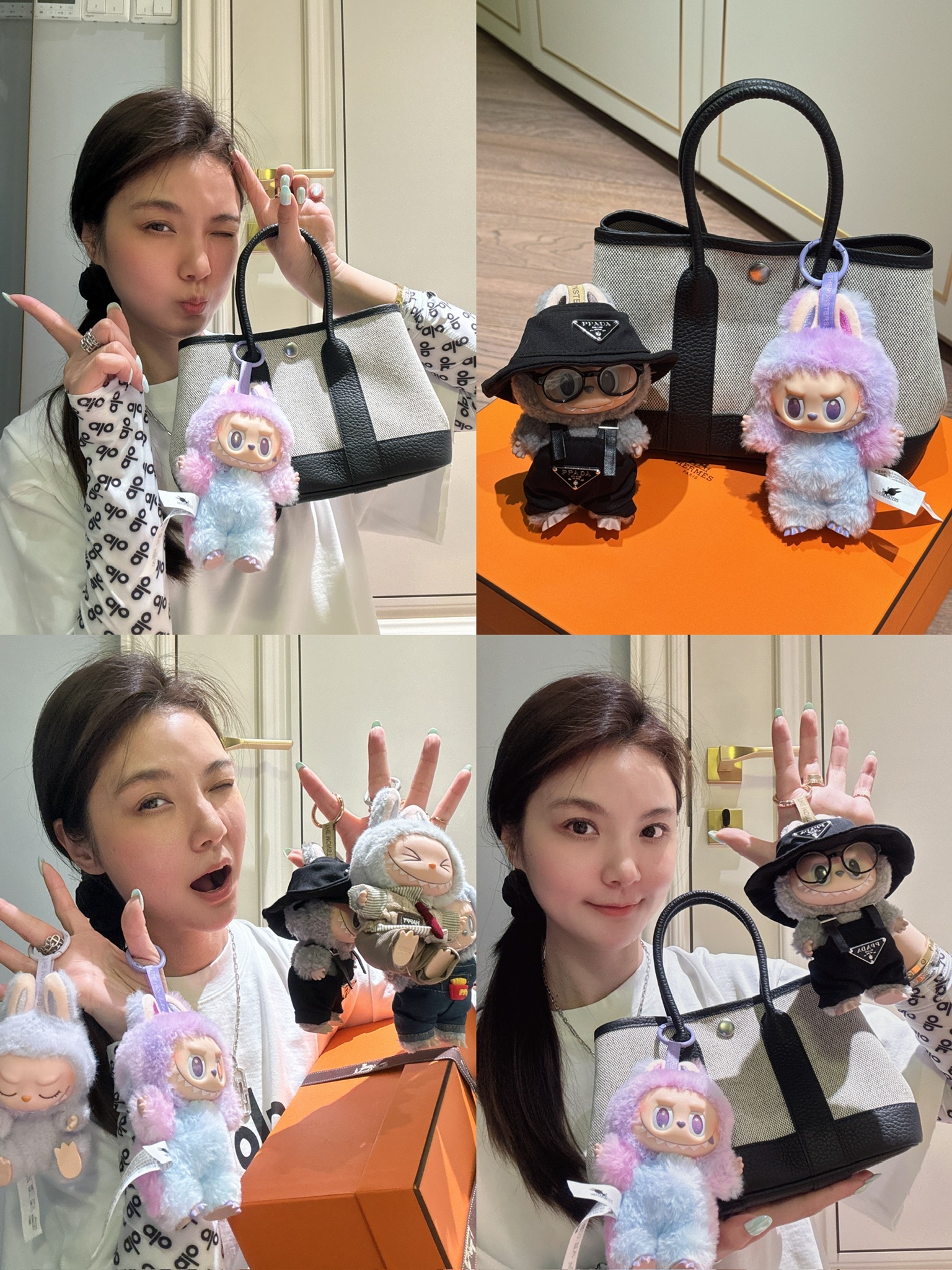 为买包找理由 配我Labubu