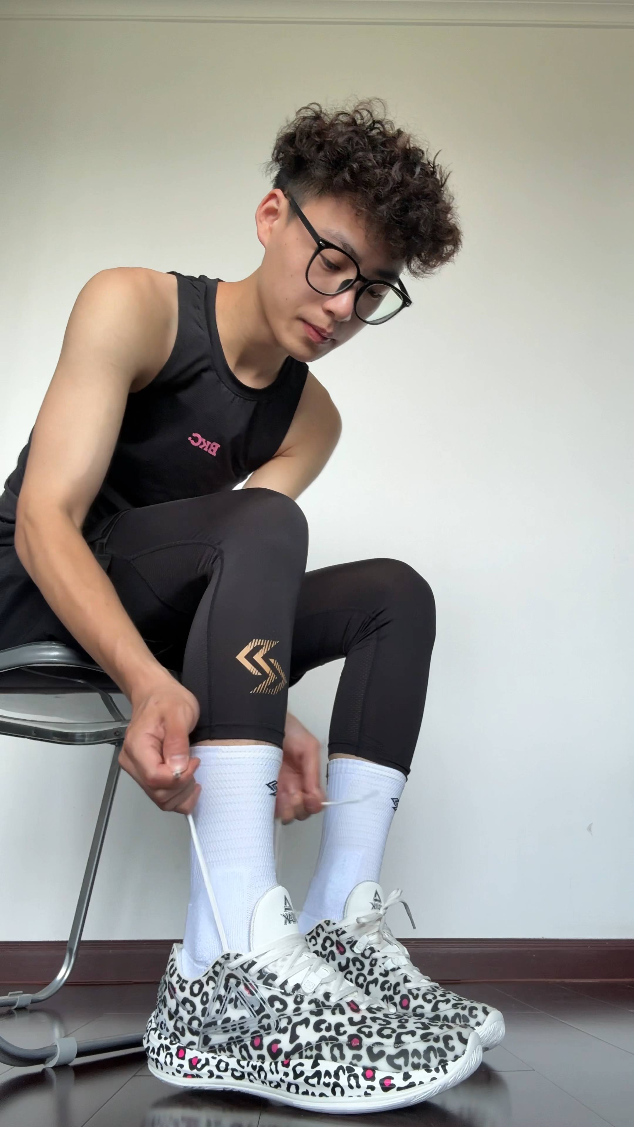 篮球篮球想要美式那就试试豹纹球鞋吧