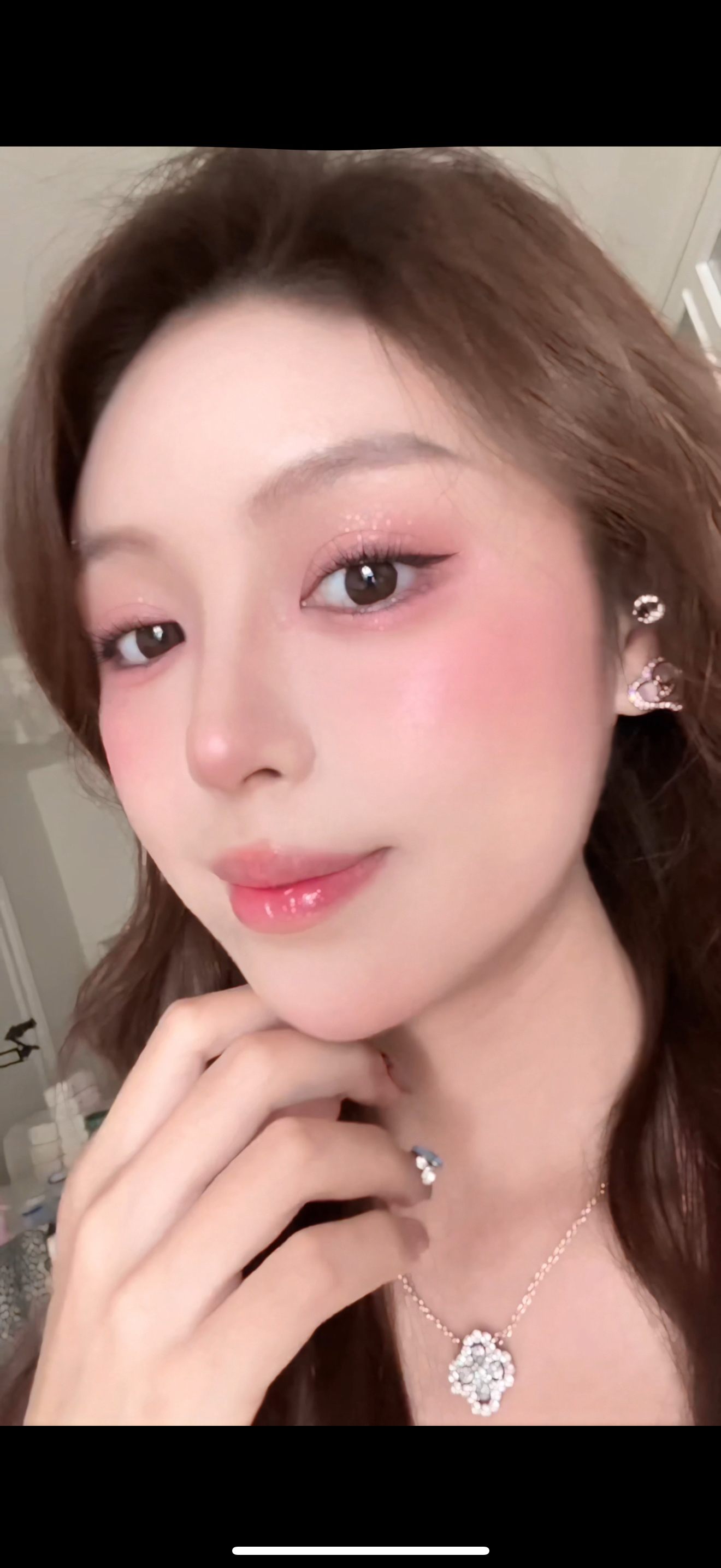 沉浸式化妆|韩系清透草莓果汁妆🍓