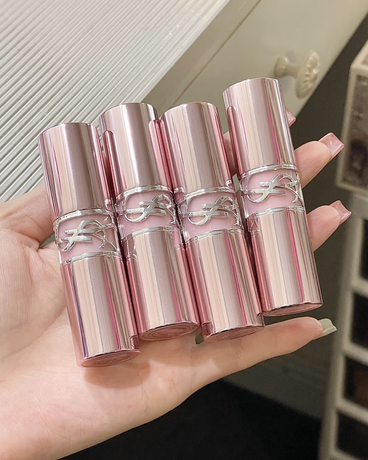 🩰YSL超仙粉管试色·每一支都美到失语