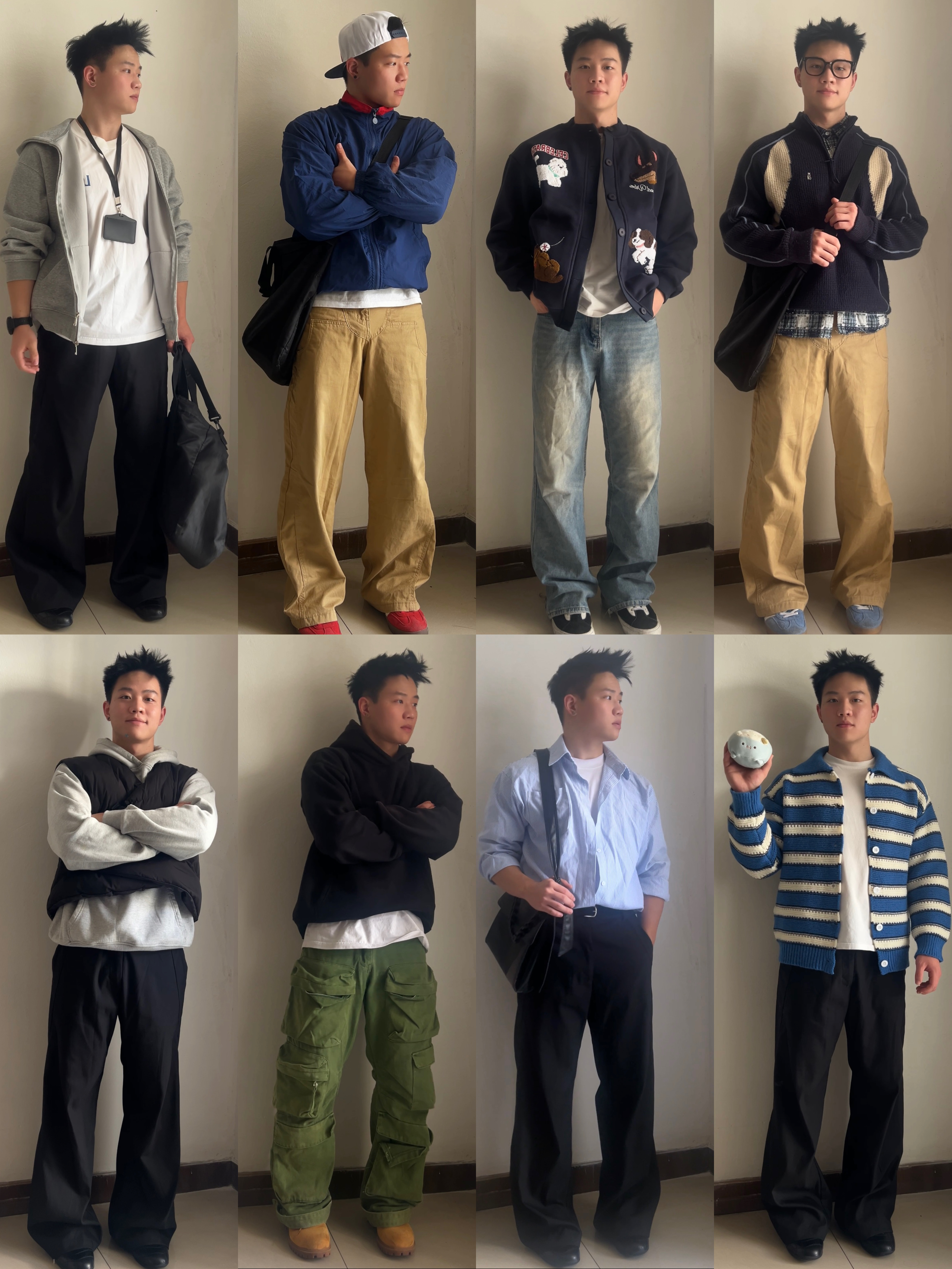 普通人无建模一周穿搭