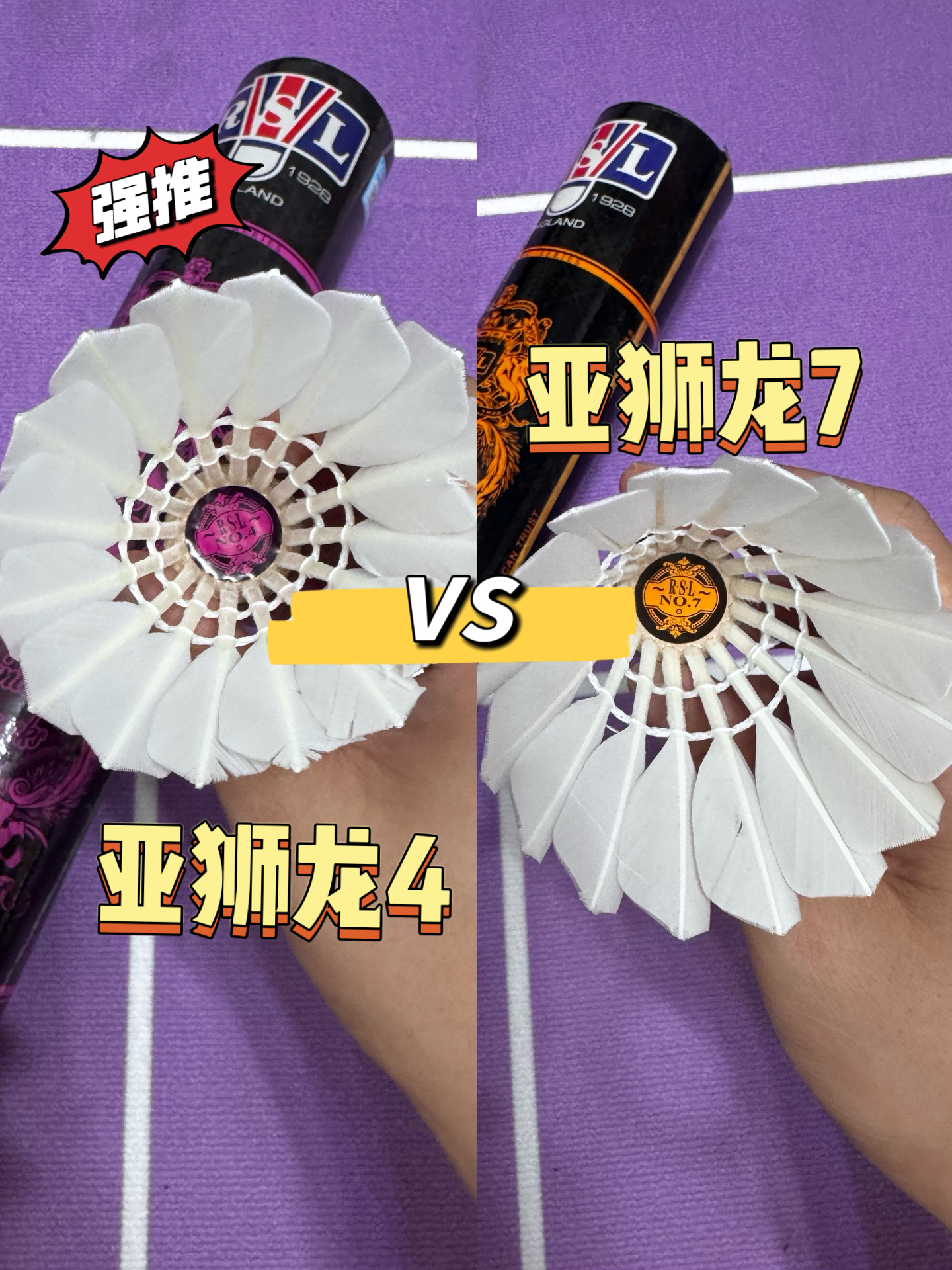 口粮球大对比🆚亚狮龙4与亚狮龙7