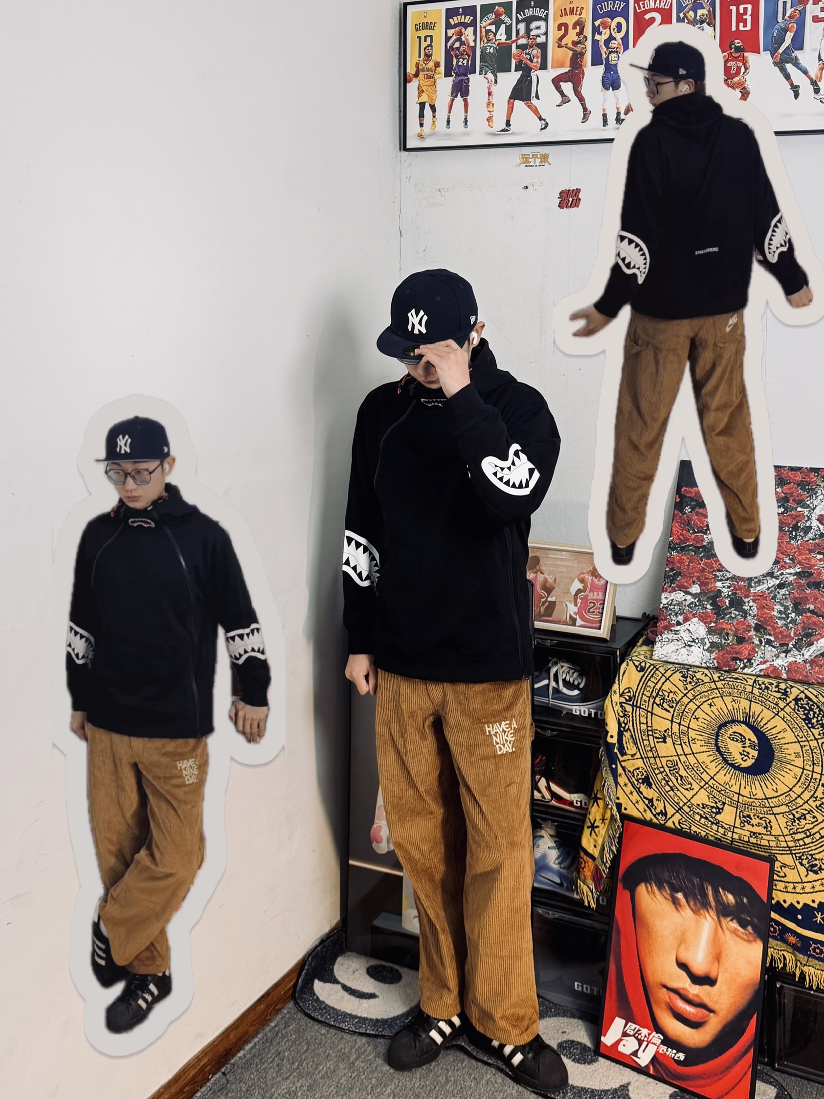 秋冬年度松弛感｜黑棕学院风穿搭太显利落了💥