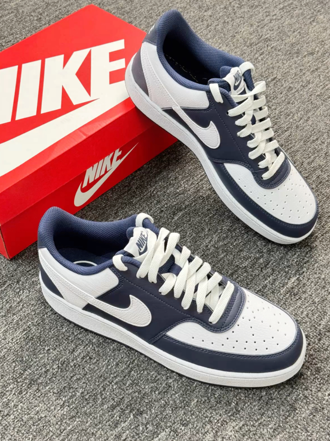 深藏青Nike低帮鞋开箱！简约不简单，上脚直接爱住！
