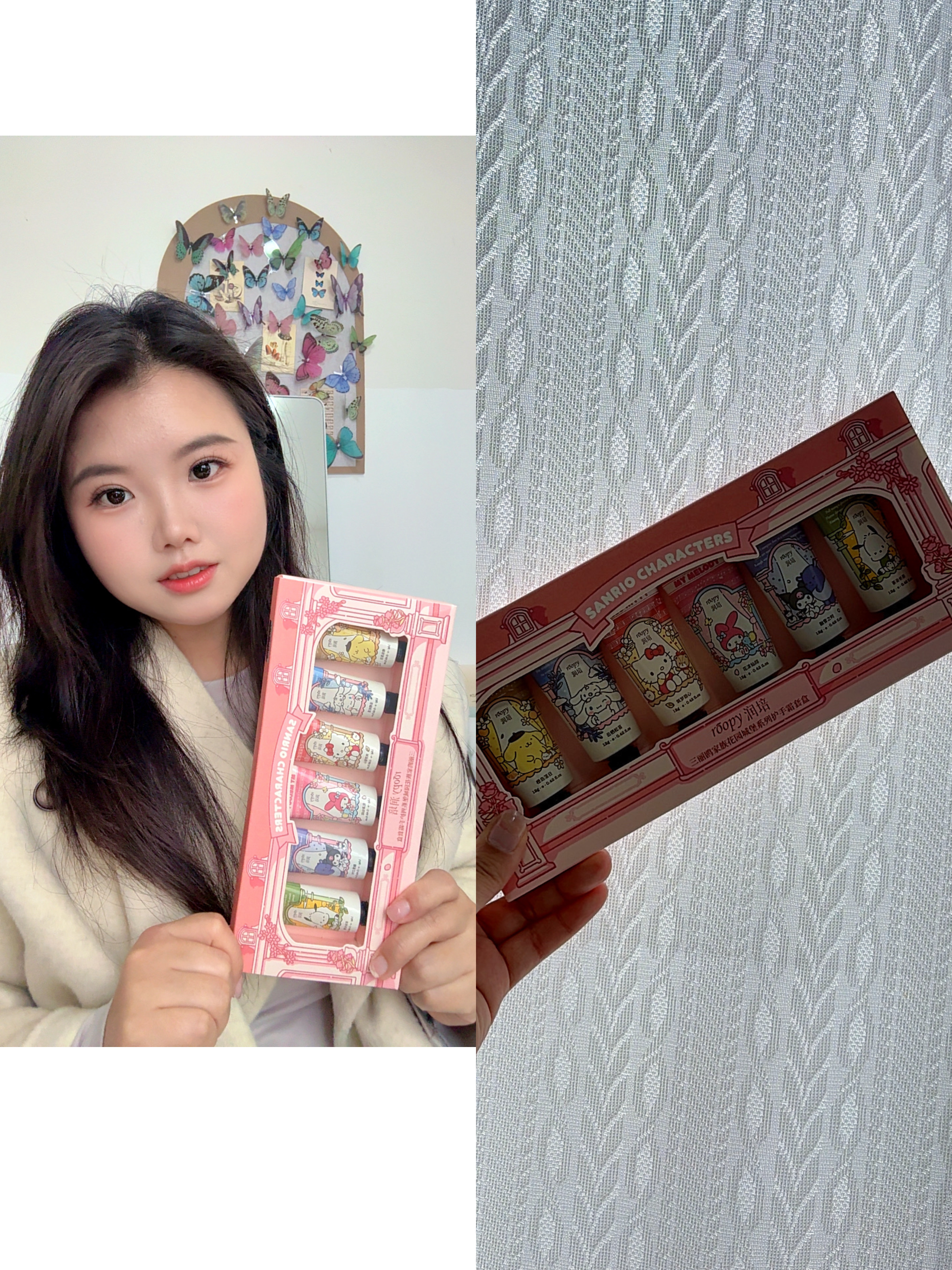 三丽鸥护手霜礼盒，可爱到心巴上！