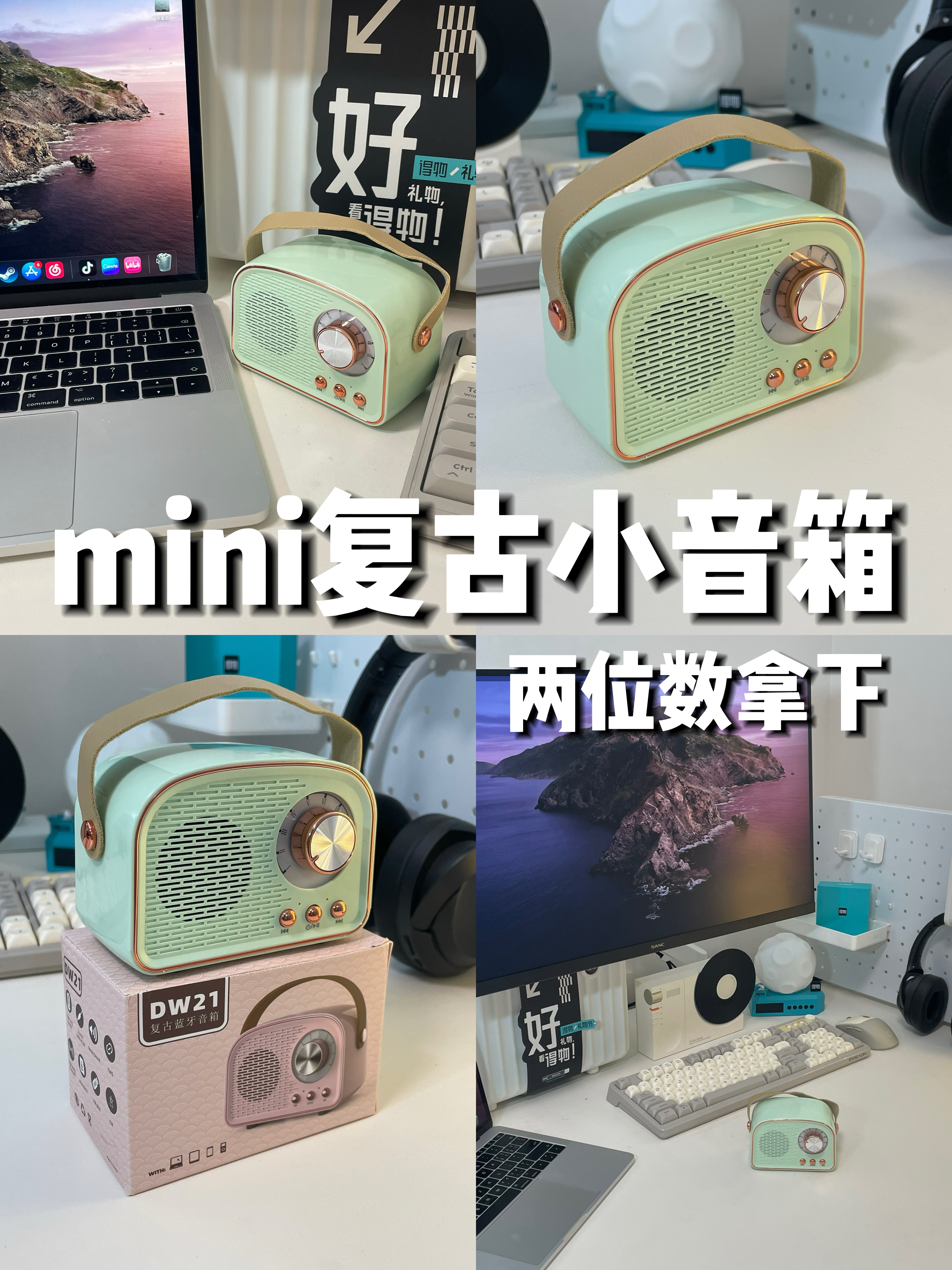 两位数拿下❗️mini复古小音箱