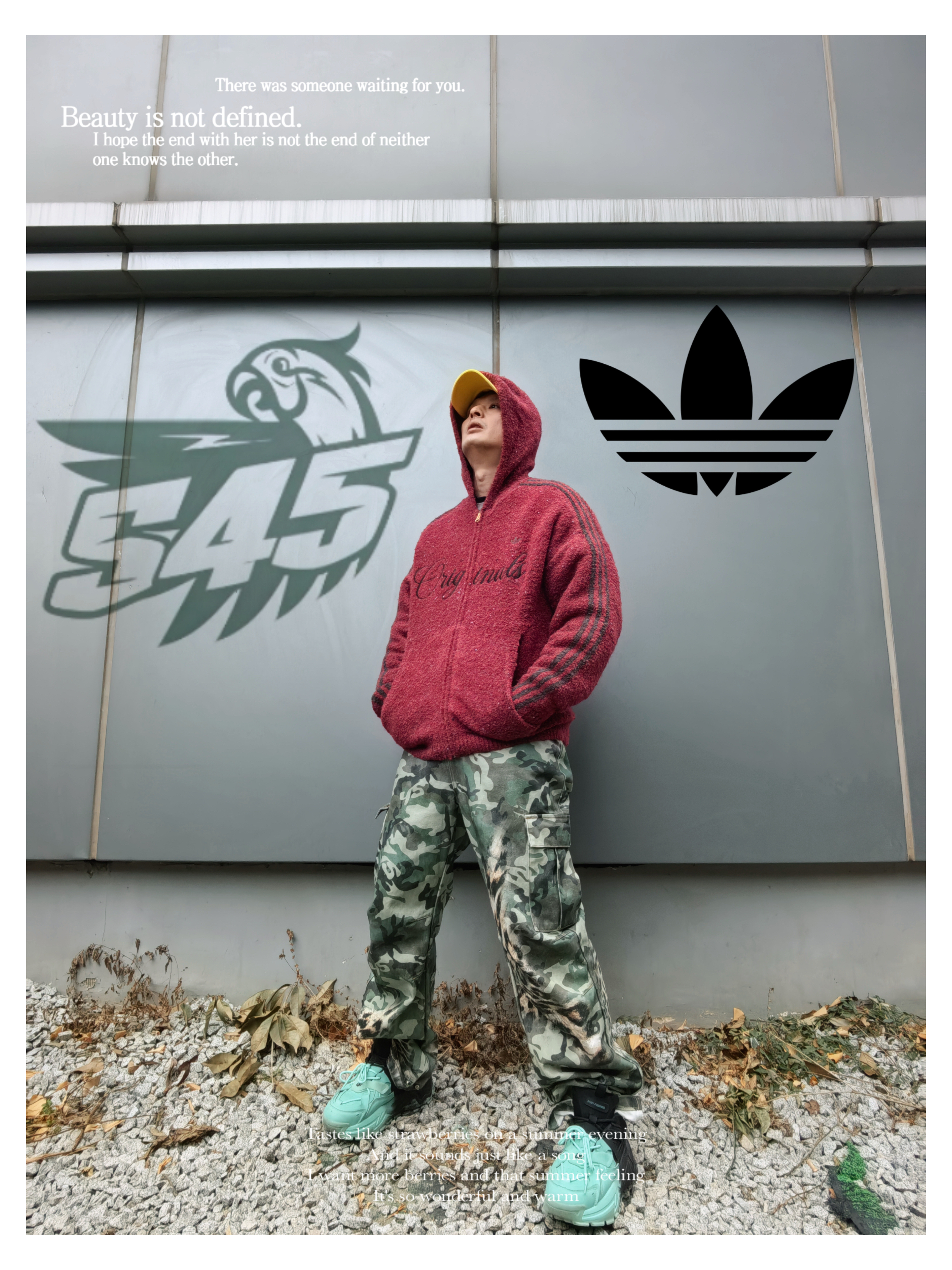 时髦冬日摇粒绒卫衣穿搭分享