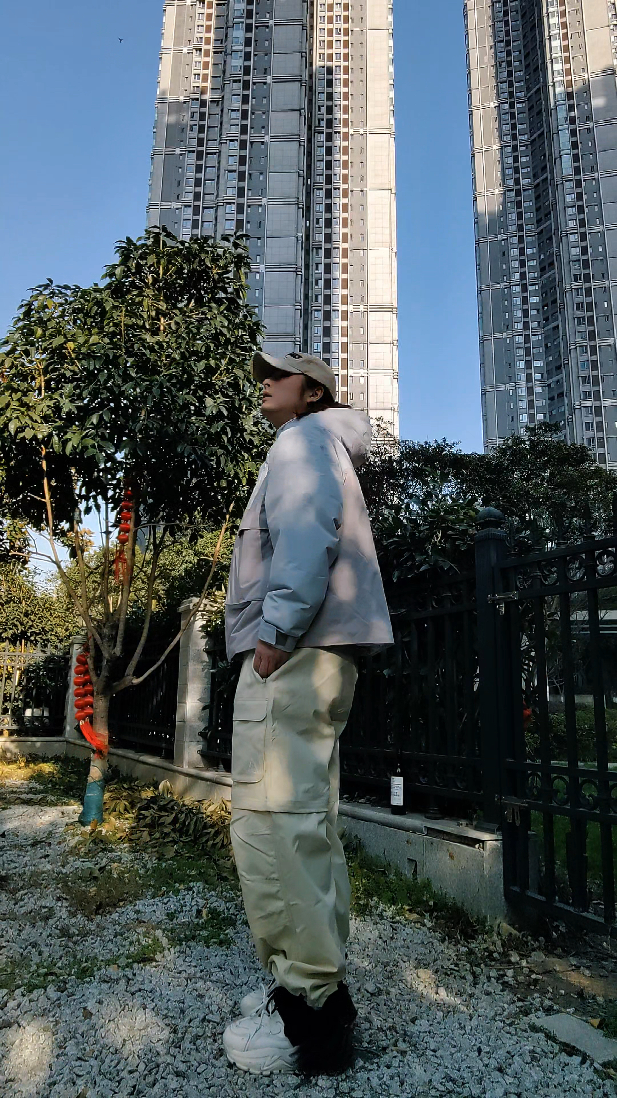 时髦冬日户外穿搭