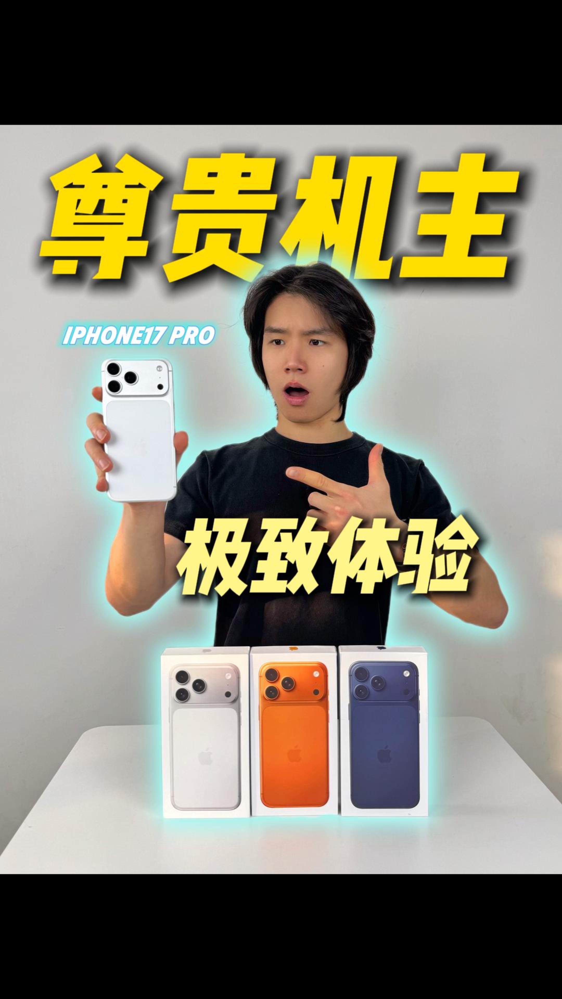 恭喜您成为尊贵的iPhone17 Pro Max机主！