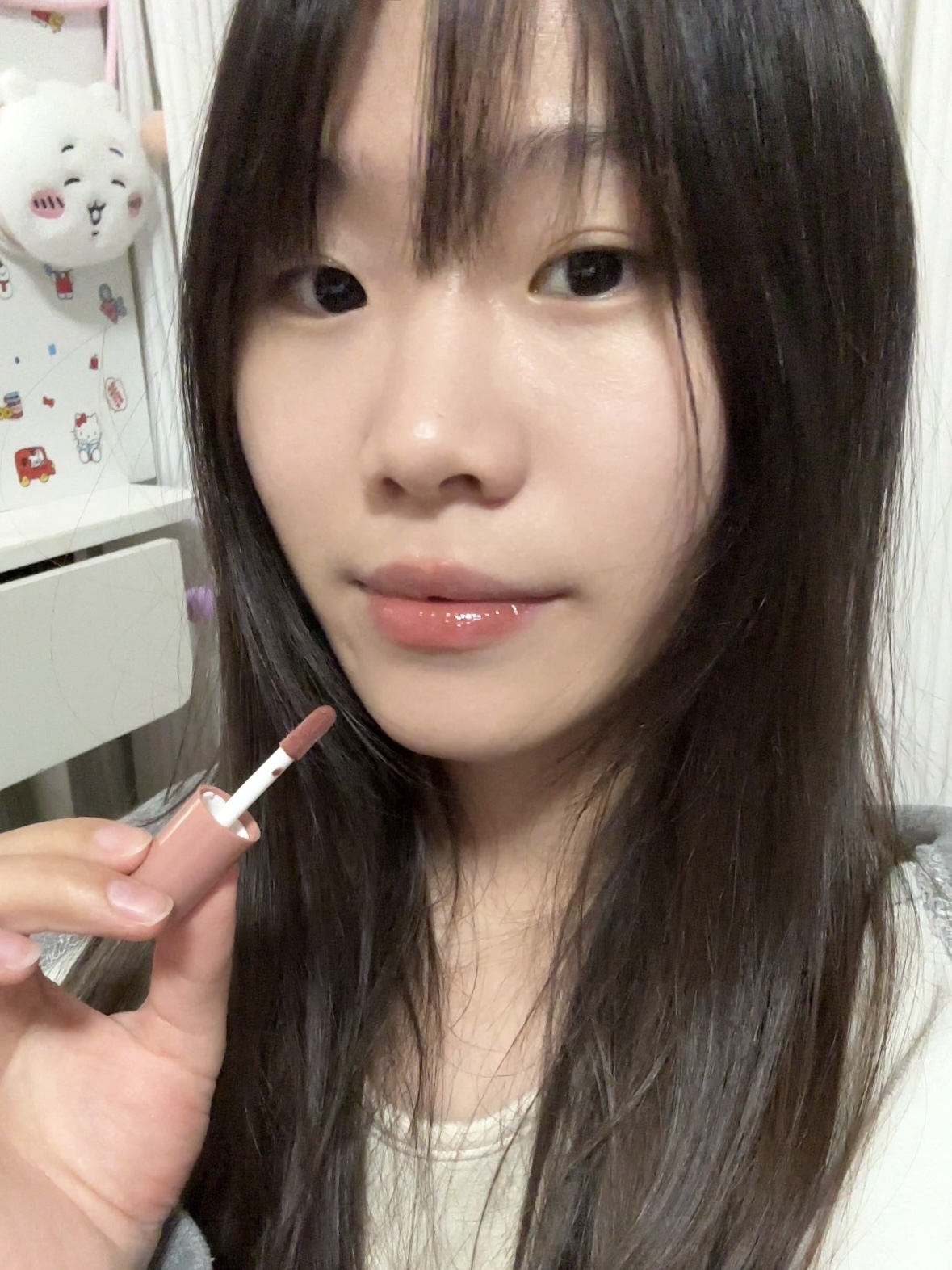 黄皮素颜！涂这支裸色好嫩！！