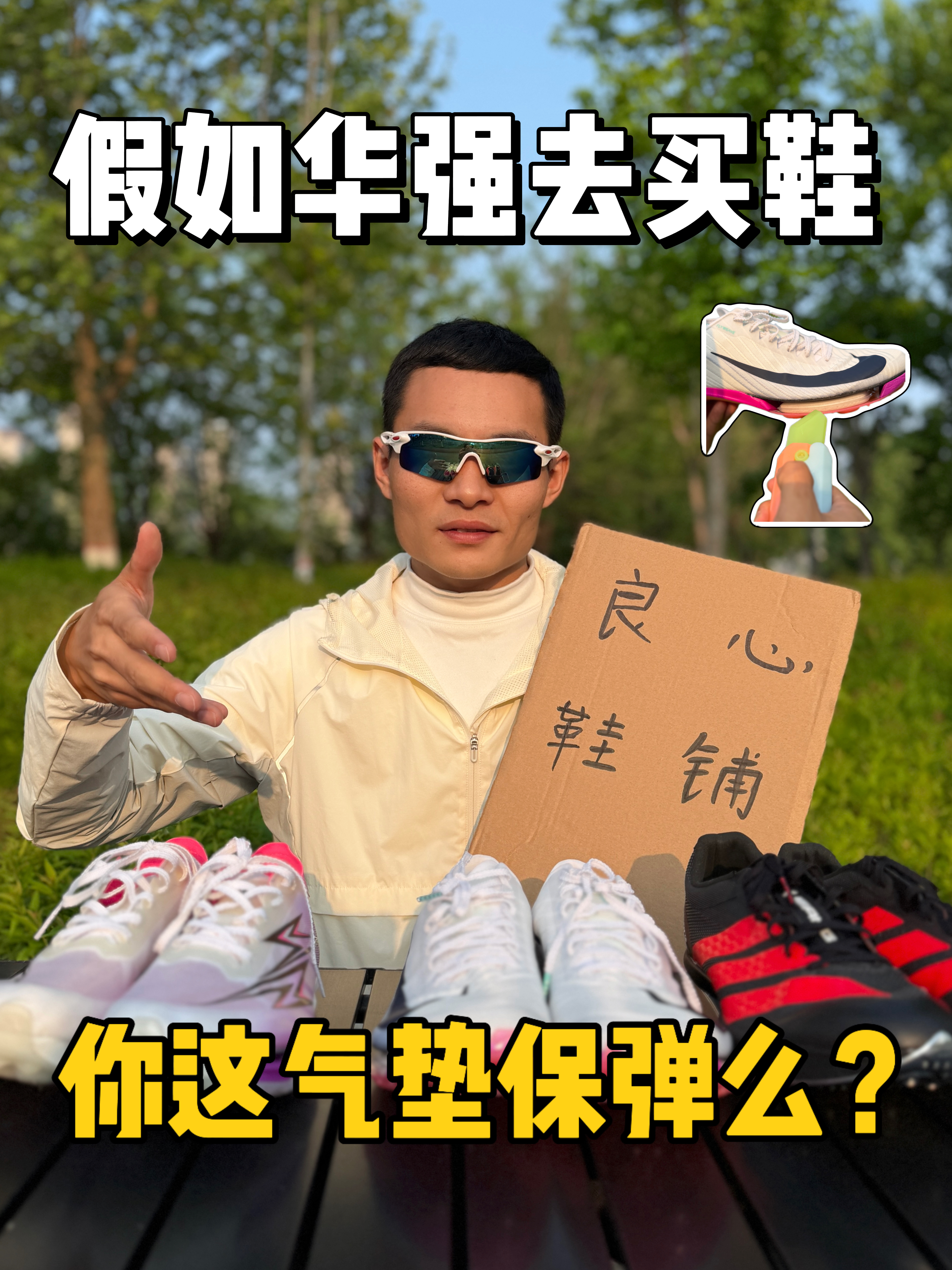 假如华强去买鞋，你这气垫保弹么❓