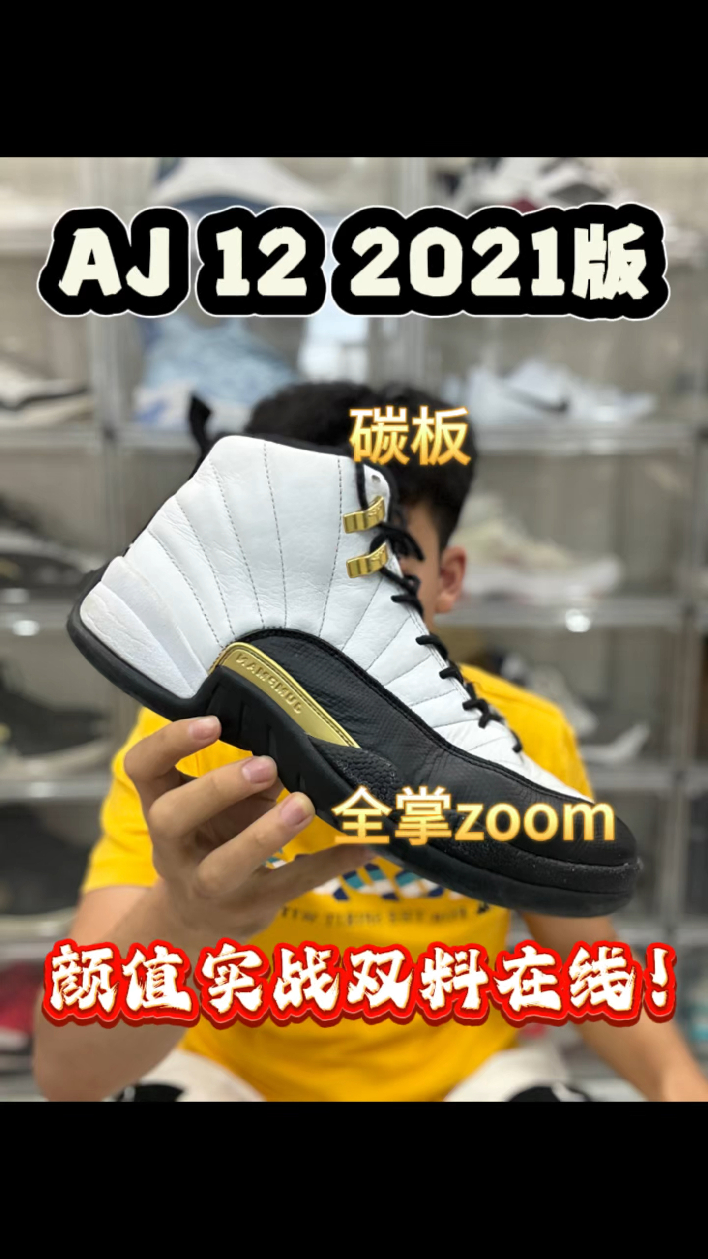 AJ12 深度讲解🔥全掌Zoom碳板旗舰
