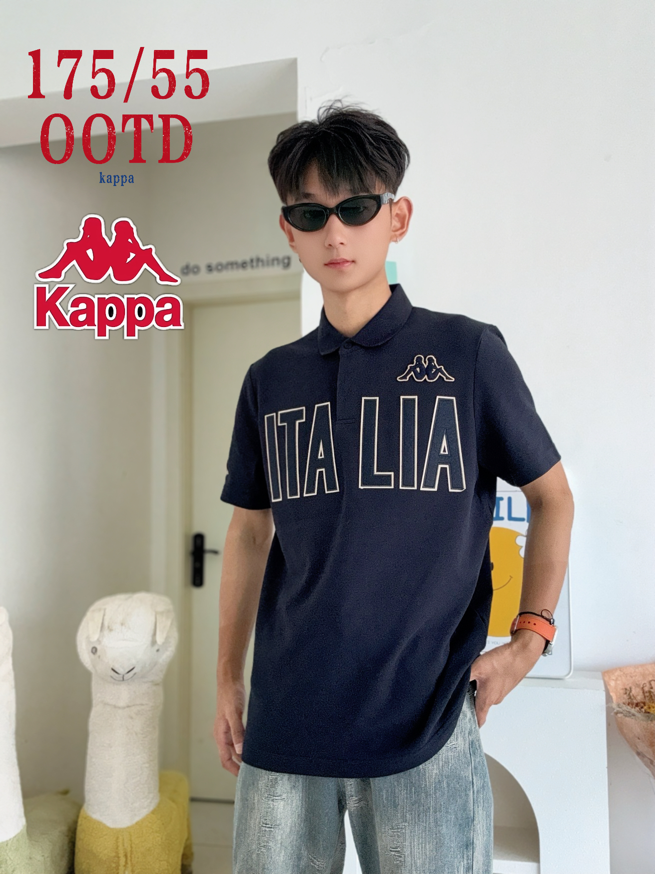 夏日通勤穿搭| Kappa藏青Polo直接焊身上✨
