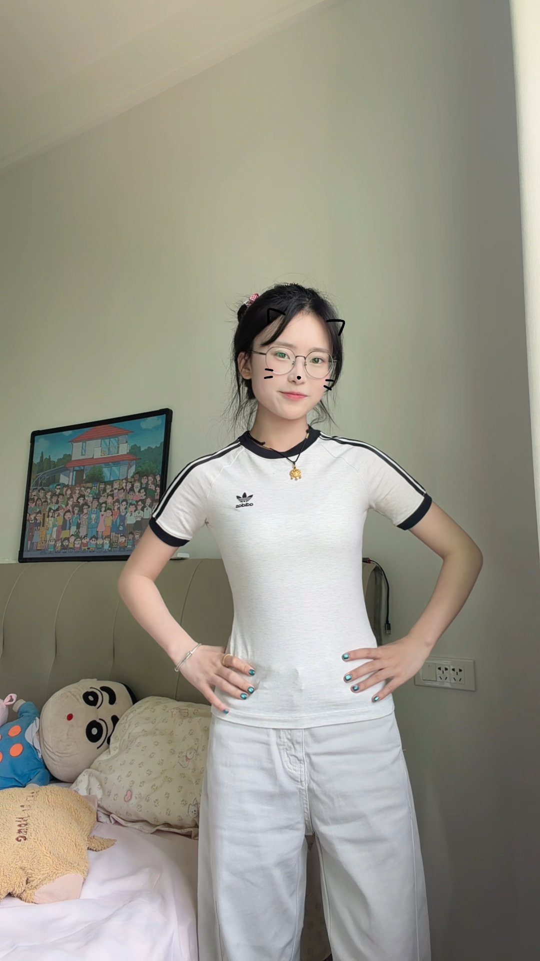 清爽运动风穿搭分享