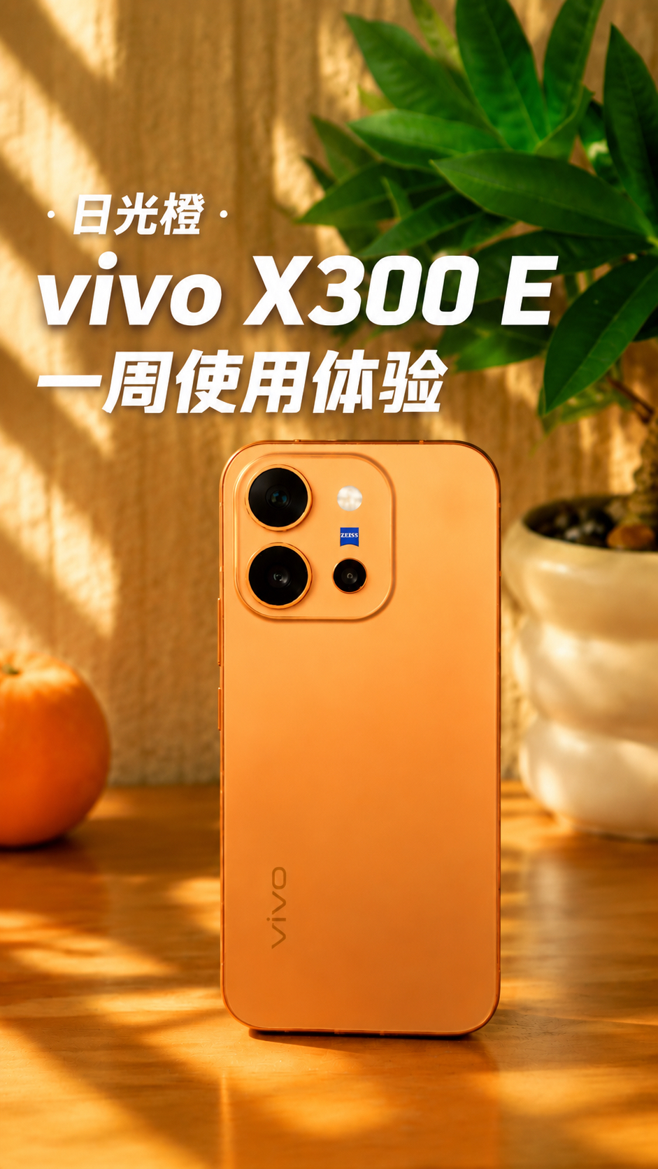 X300 E一周使用体验拍照更好的果子