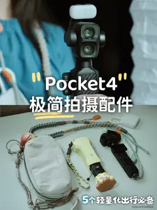Pocket4这样带出门太爽了!5个轻量化配件~