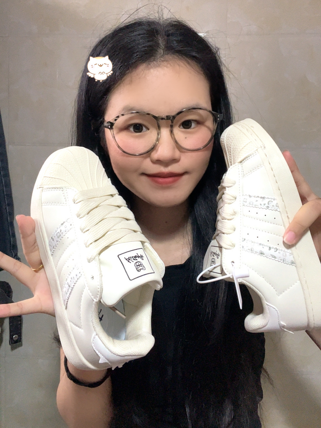 环球复古贝壳头小白鞋✨厚底软弹，小众不撞款！