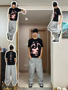 街头日常穿搭|Baggy卫裤搭配巡演短袖超耐看