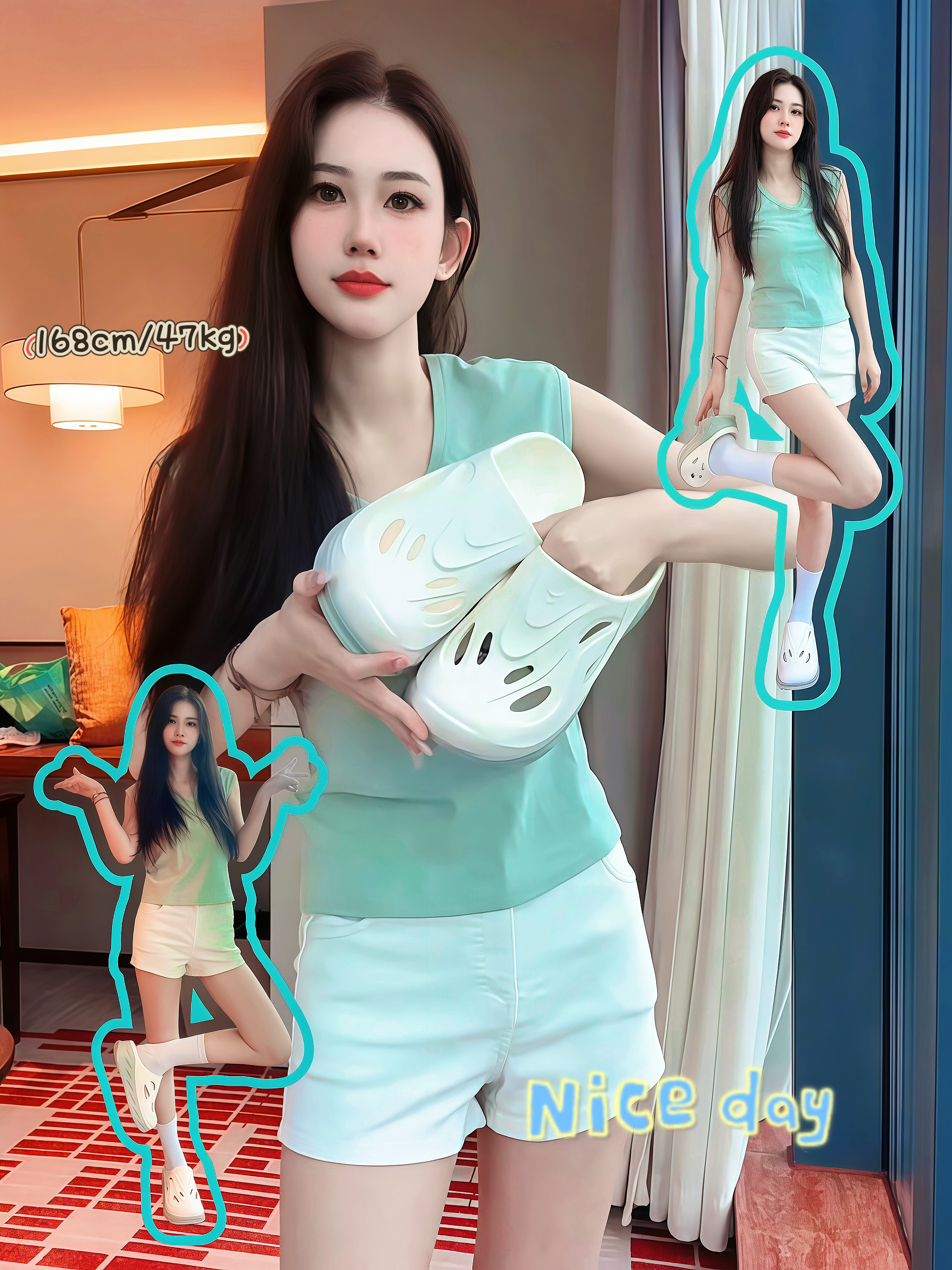 🤍厚底洞洞拖鞋|夏日出门懒人神器