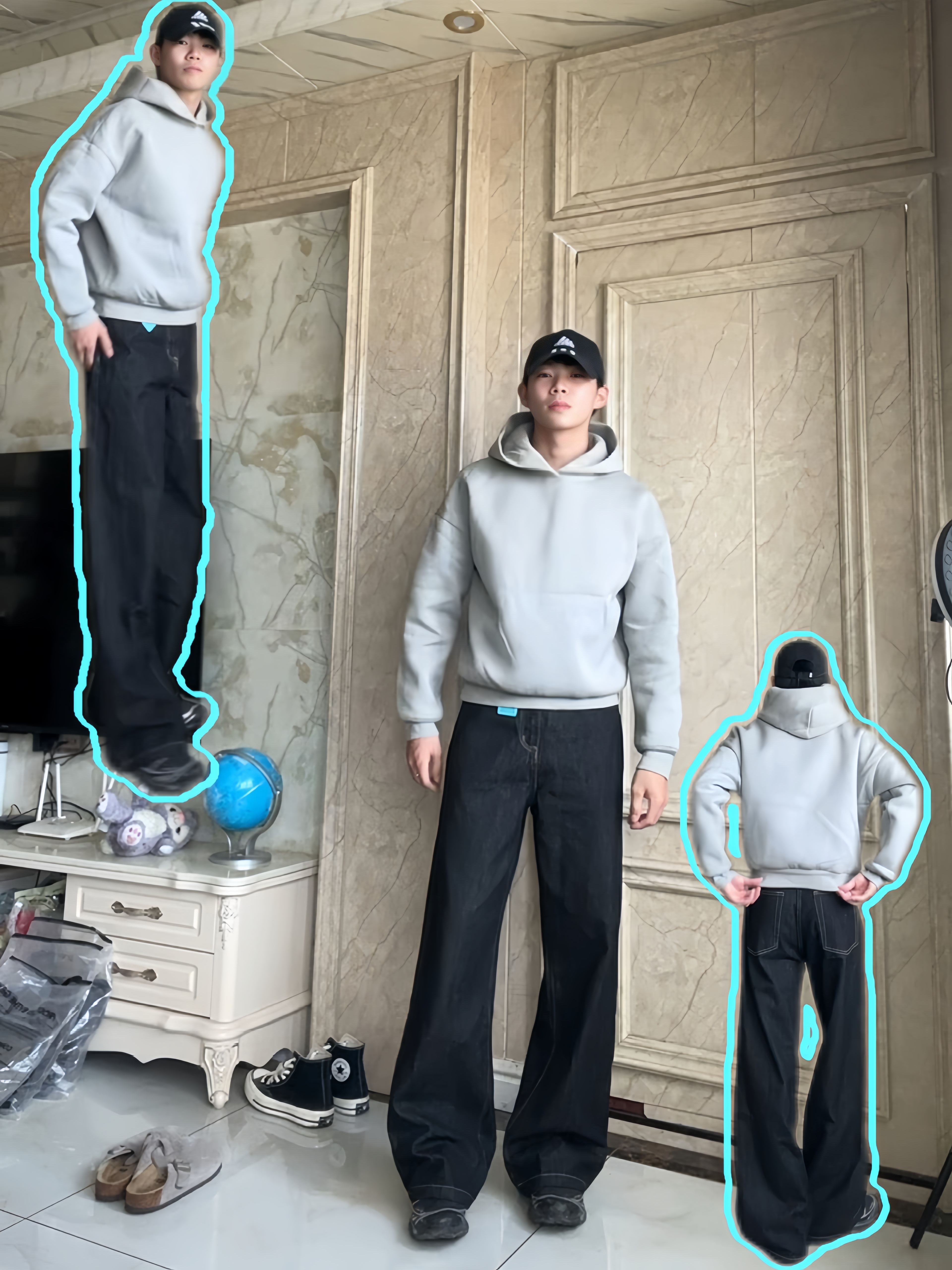 普通男生这么穿！卫衣+黑牛简单穿出高级感