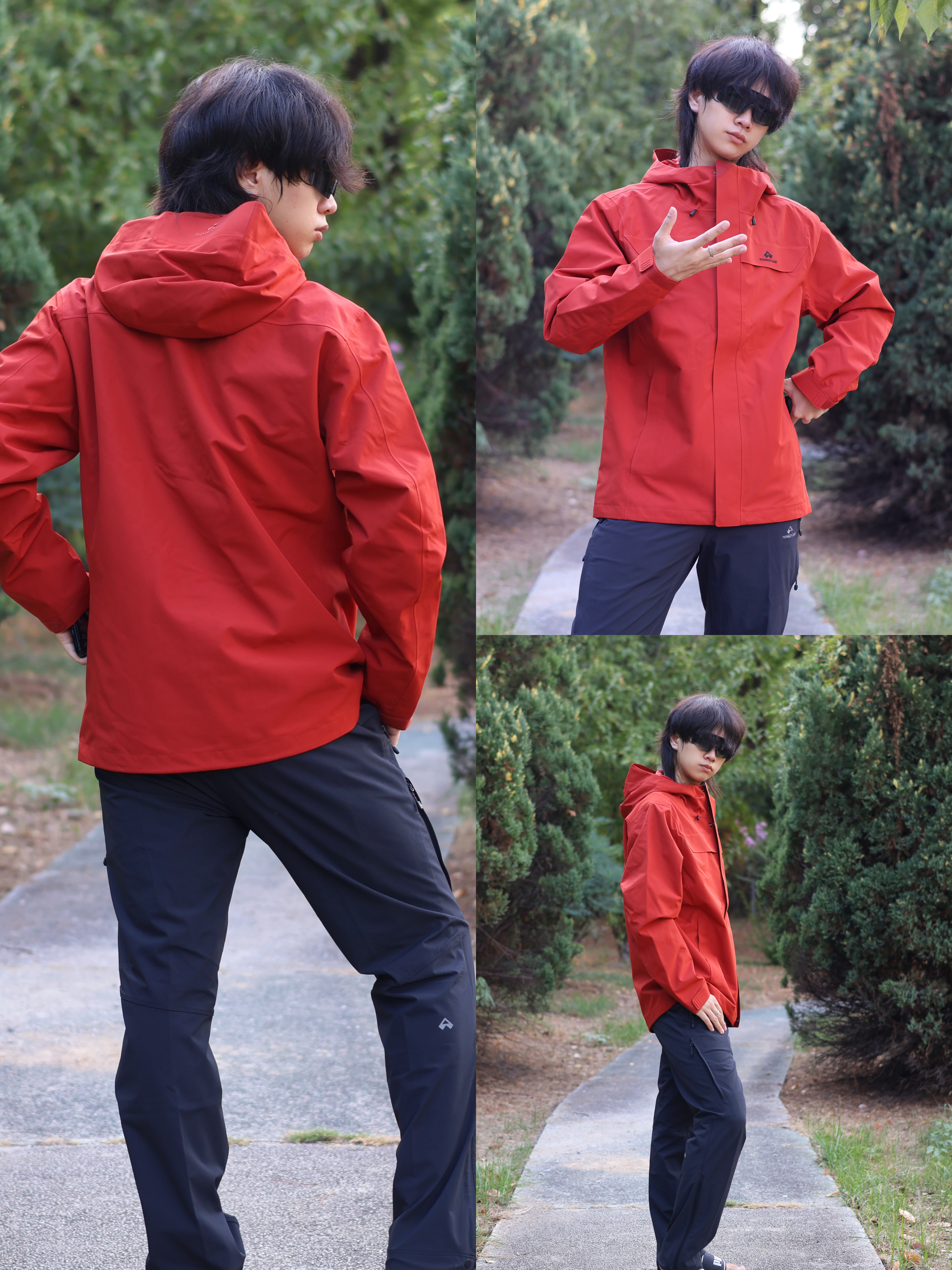 户外OOTD❓拓路者防风防水❗️穿着还帅❗️