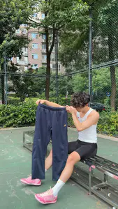 体育生篮球男孩藏蓝长裤颜值简直超神了