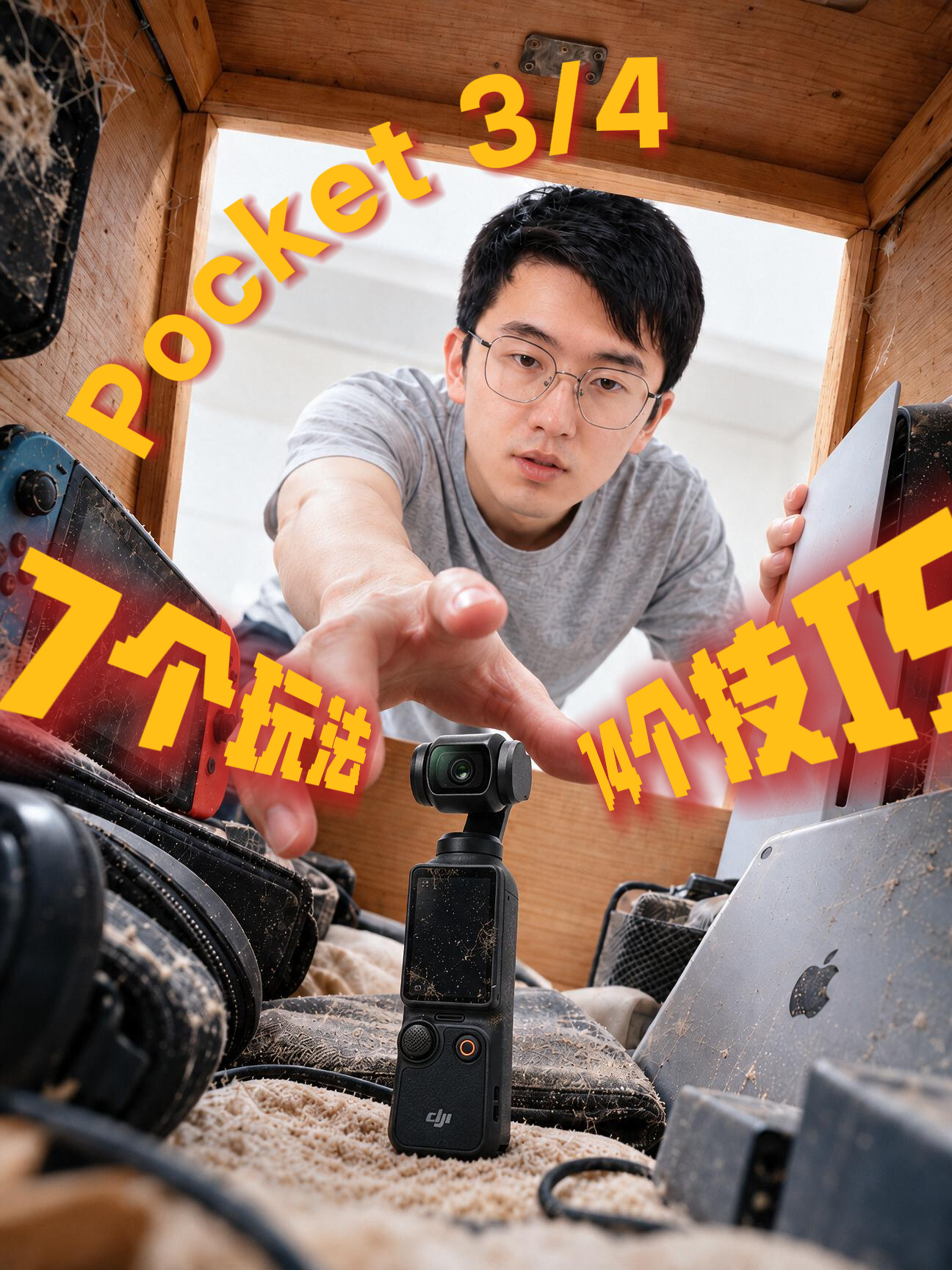 你的Pocket3/4还在吃灰？今天分享七个玩法14个技巧