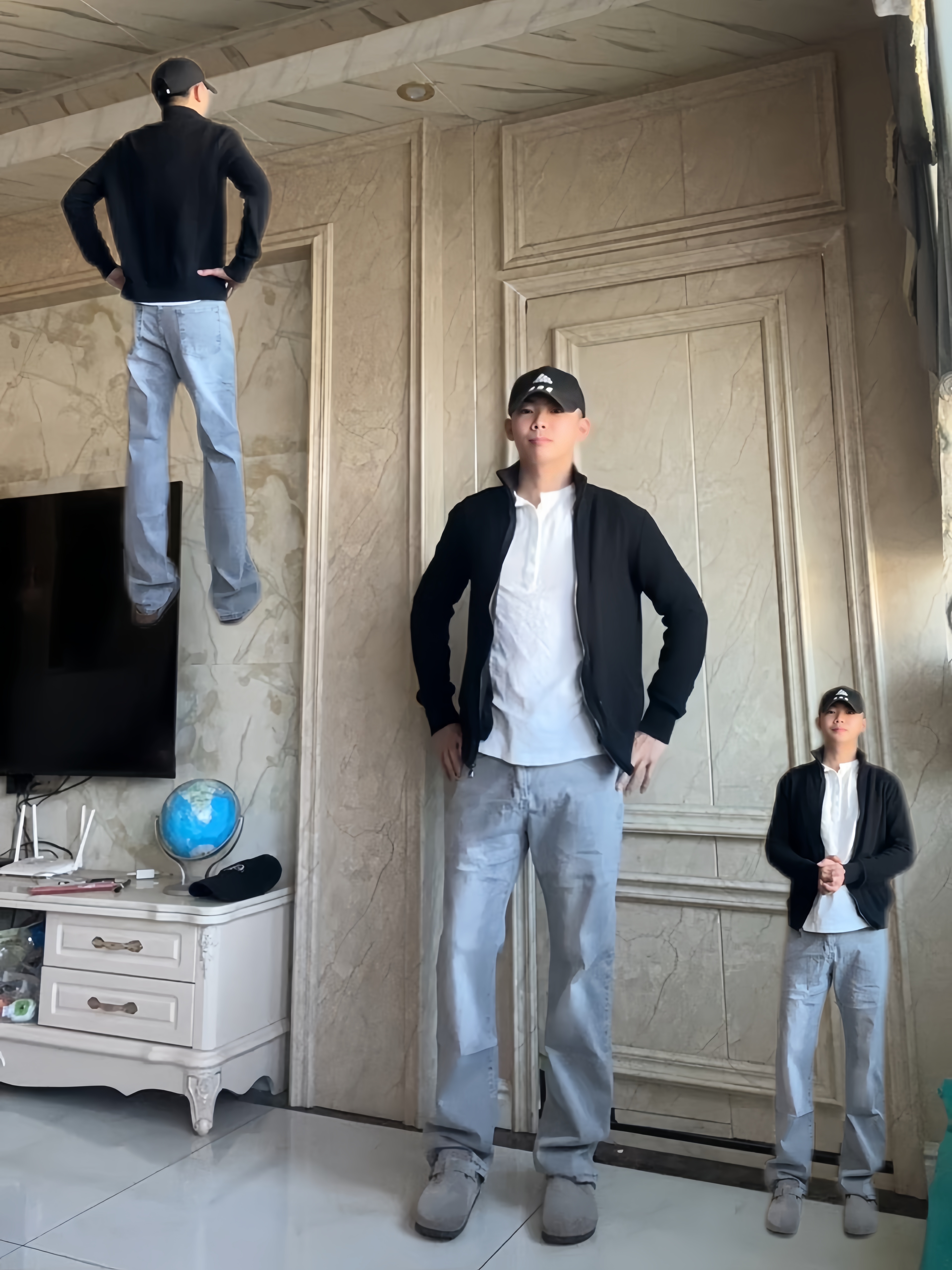 基础叠穿穿搭，这条水泥灰休闲裤太耐看