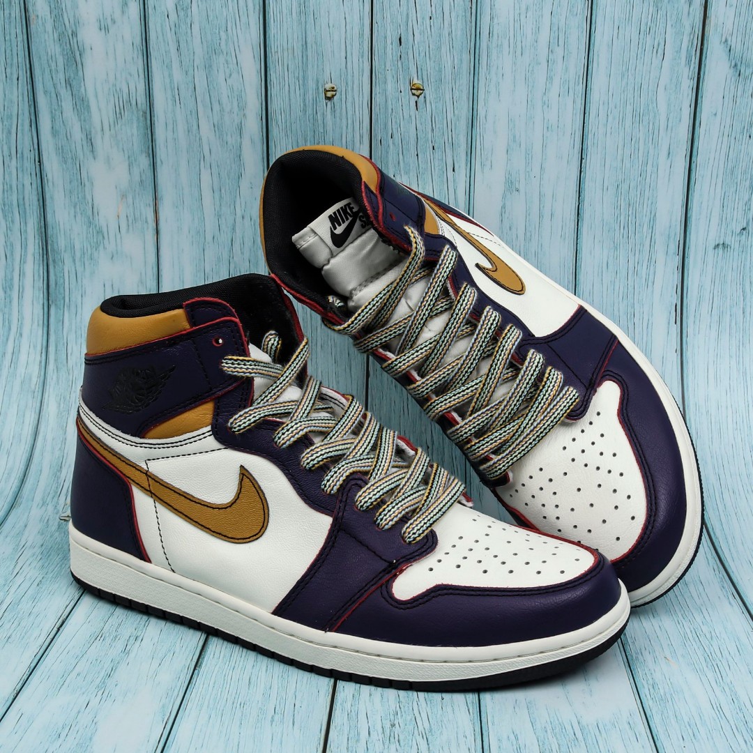 湖人配色Nike SB x Air Jo