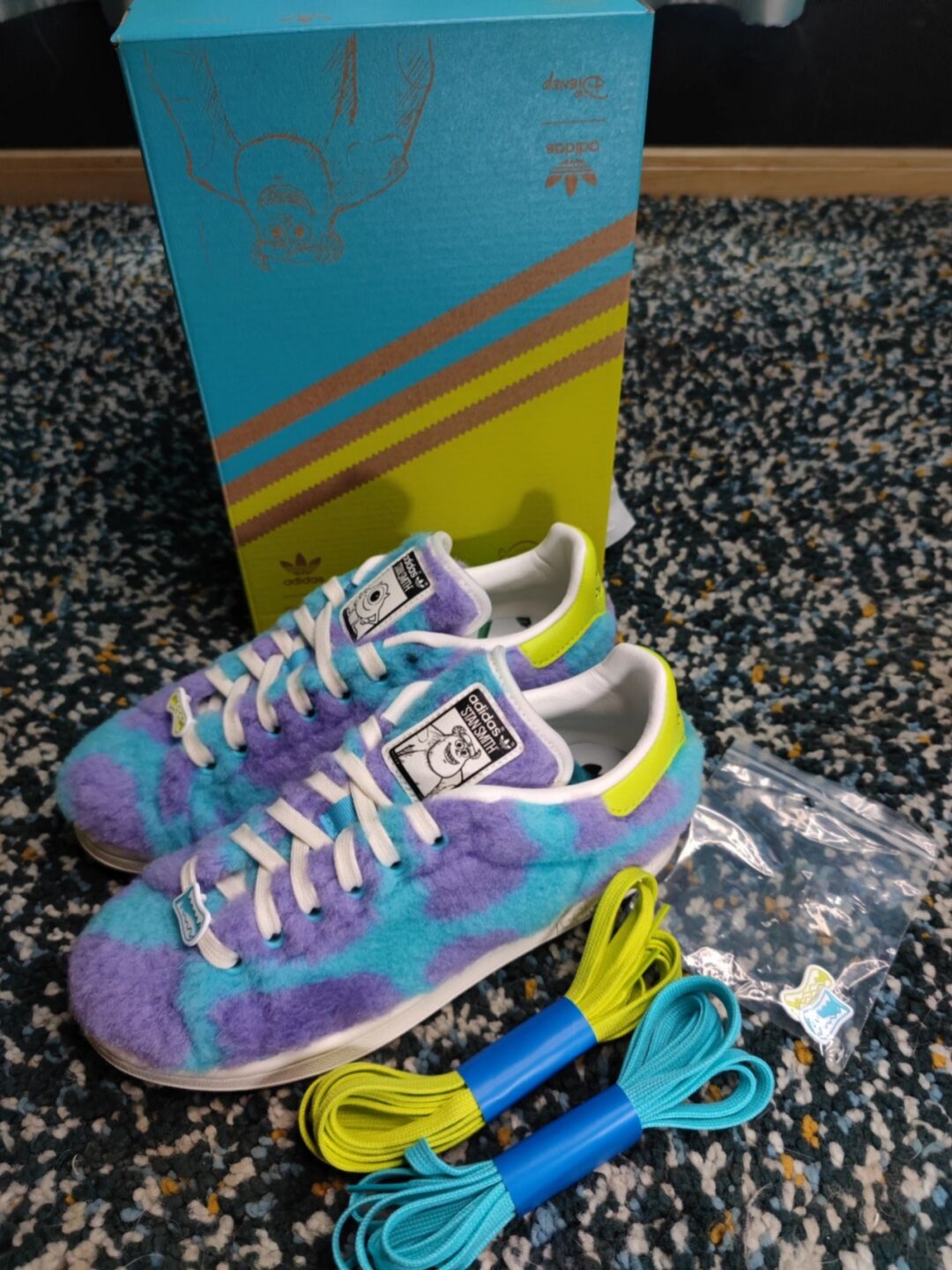 Monsters Inc x adida
