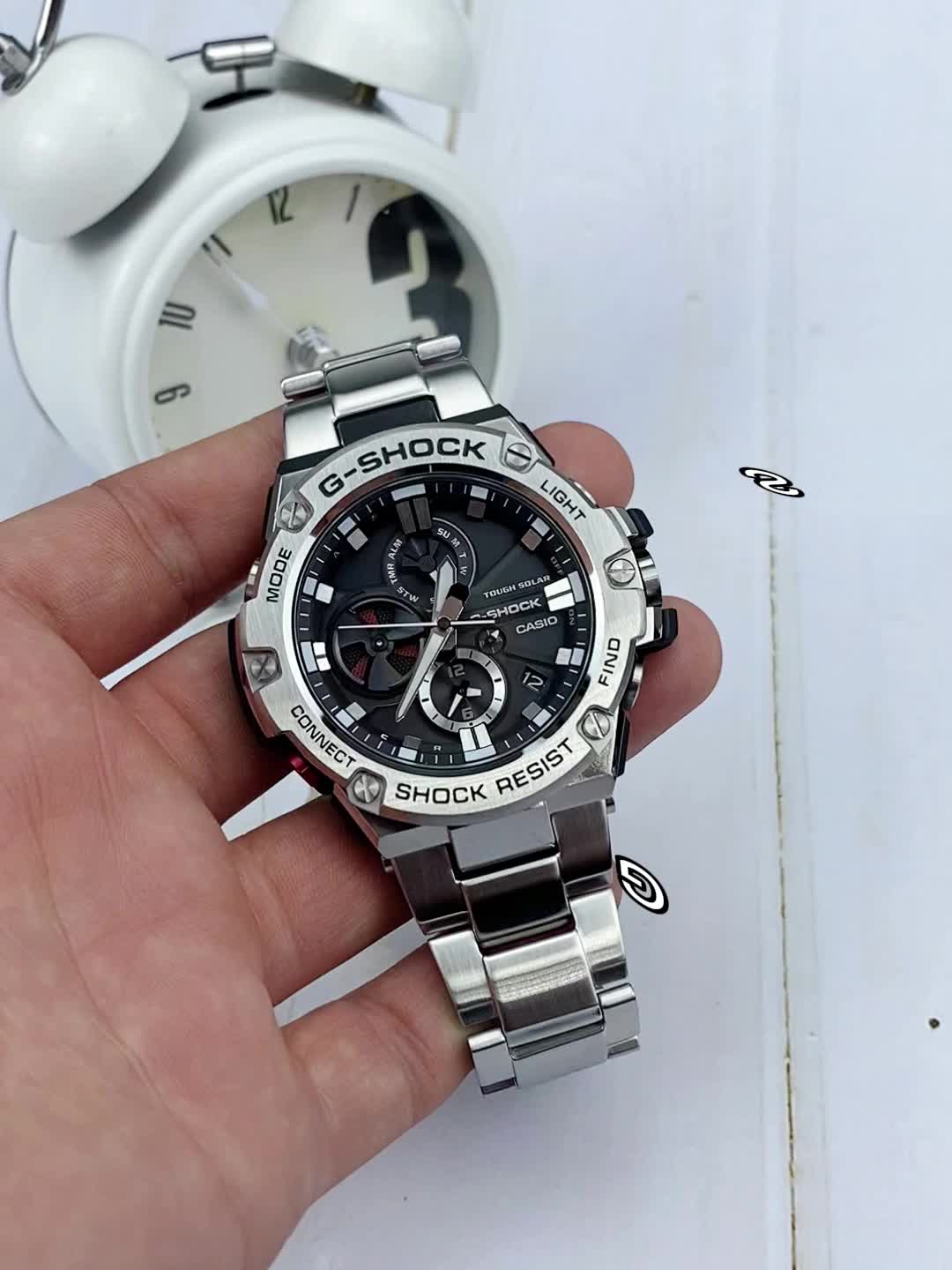 卡西欧钢铁之心金属质感十足~