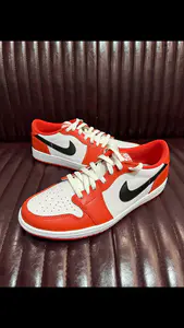 开箱|AJ1 low“扣碎”橙白❗️元气满满