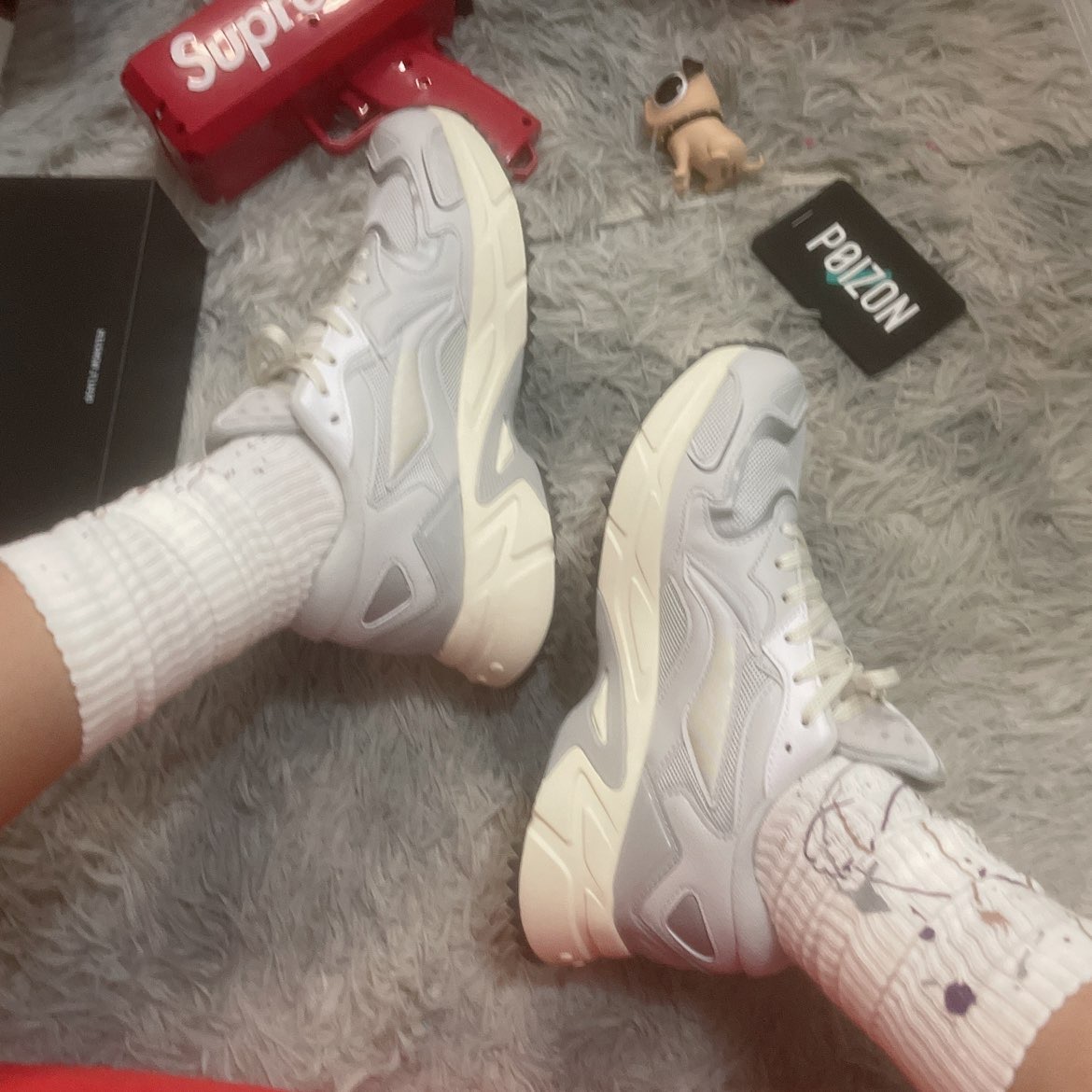 虽然定位是跑鞋但一点也不影响它超高的颜值