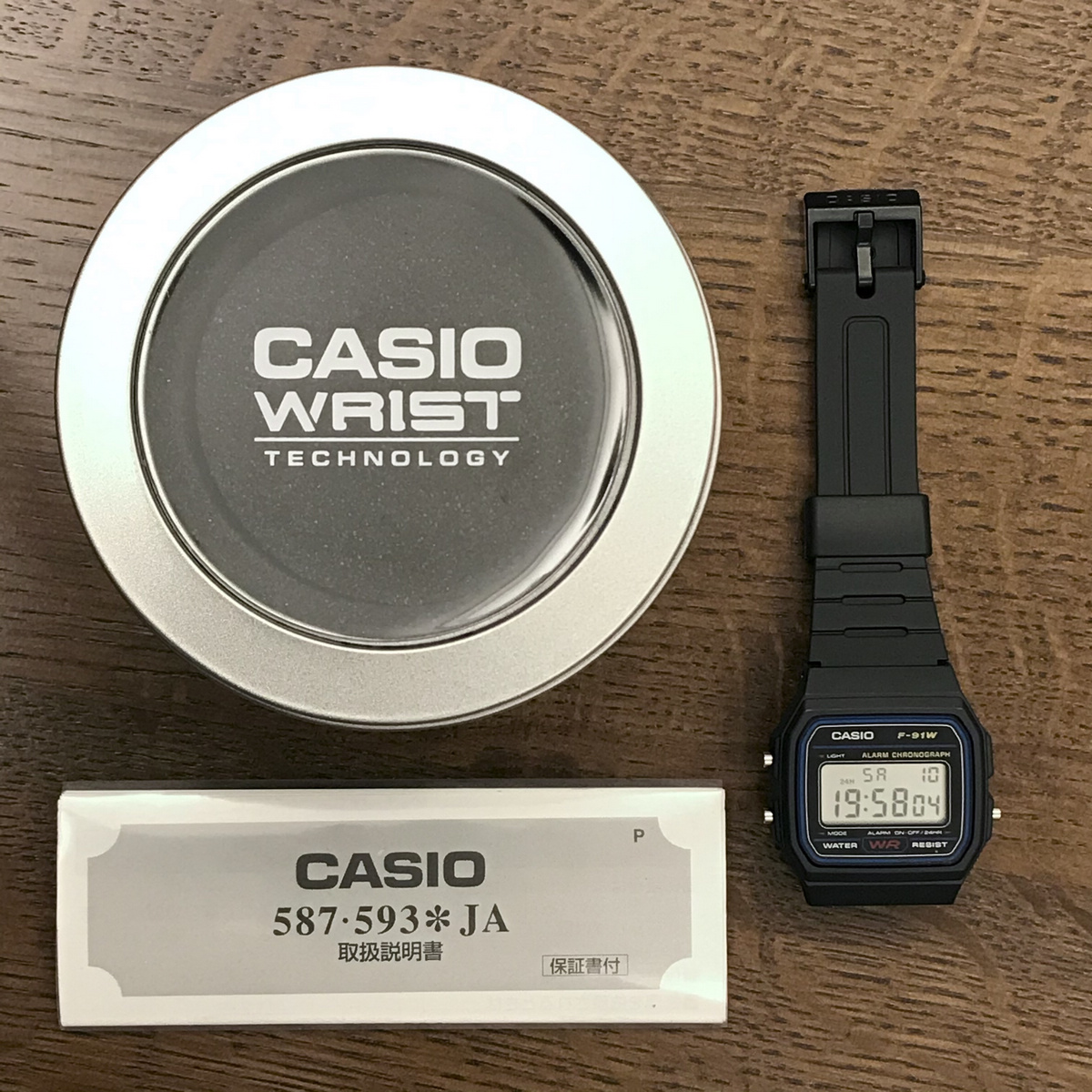 很久以前就知道CASIO F-91W的大