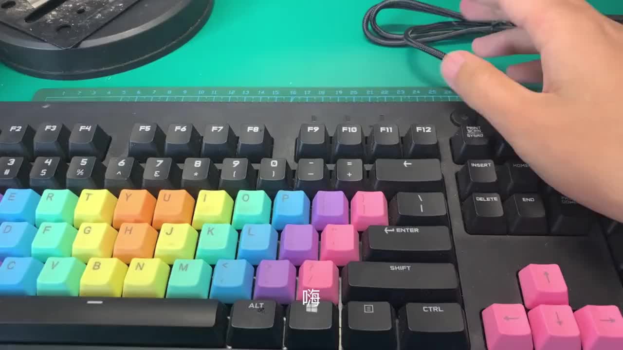 罗技G610，拆机润轴！