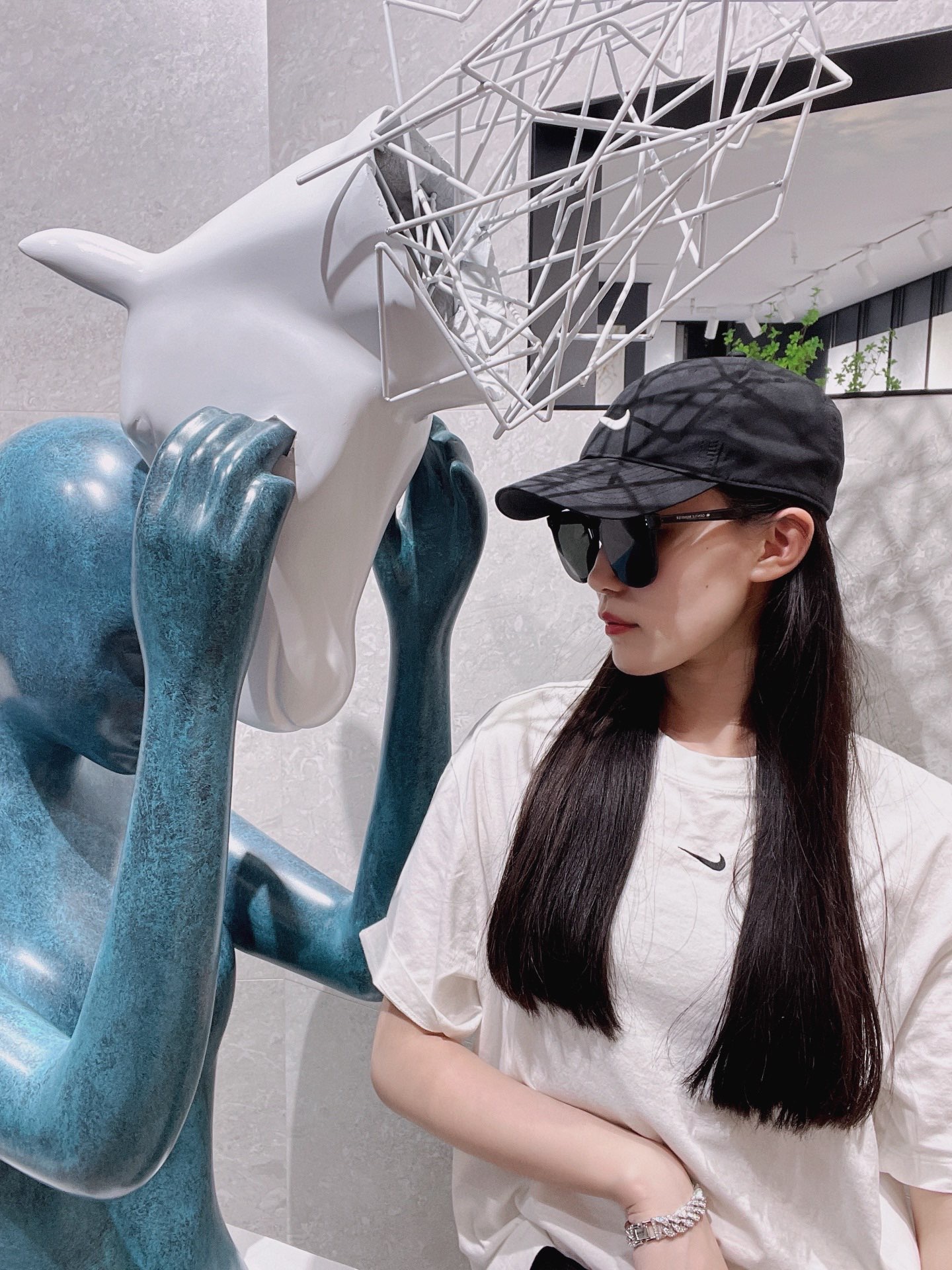 短袖 #Nike 
墨镜 #GENTLE
