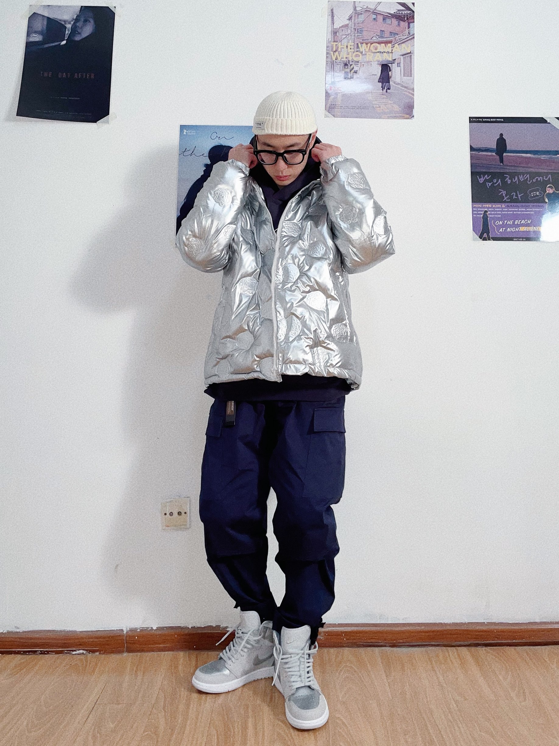 blingbling的银色棉服❕

▫️