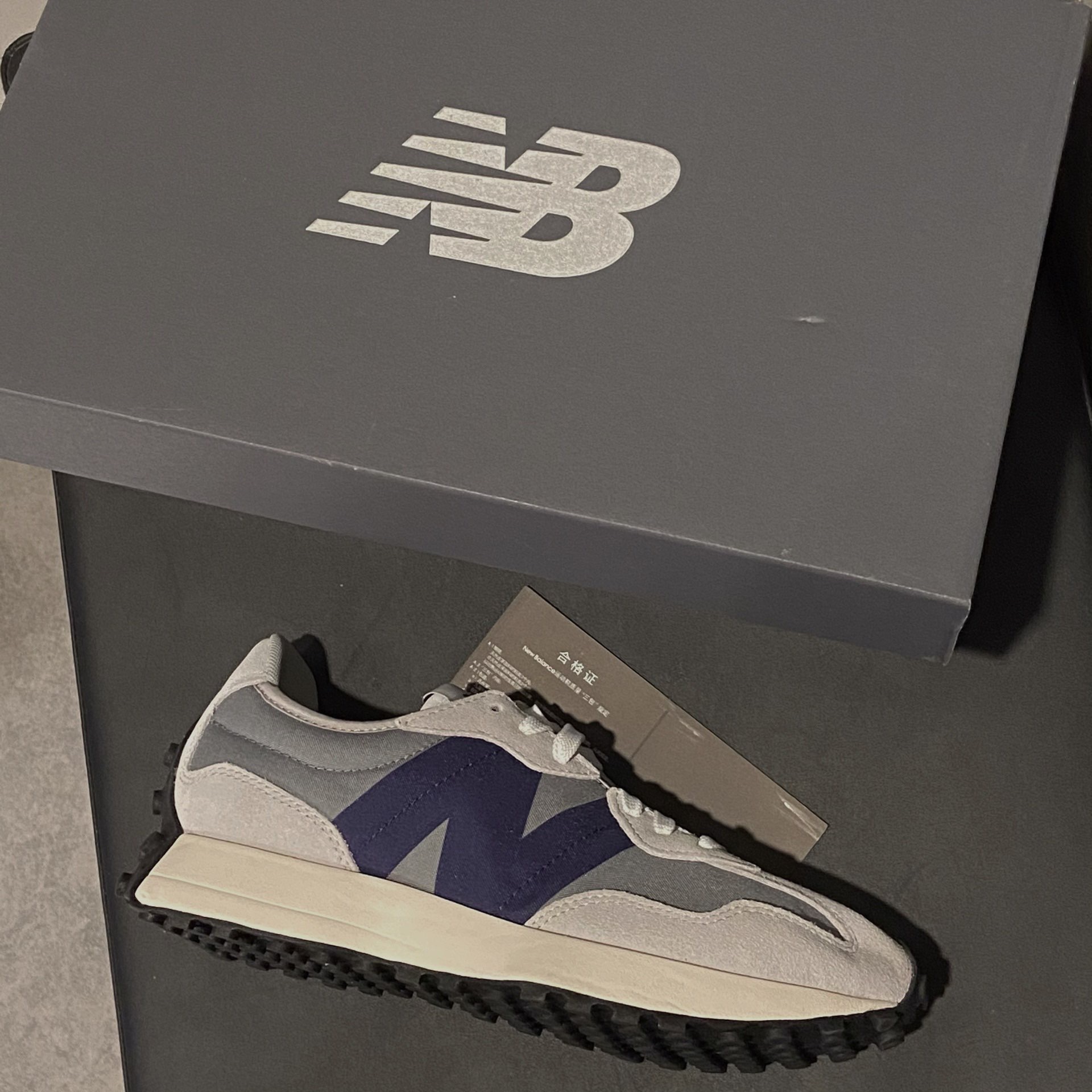 这个灰蓝配色真的又好看又高级#New B