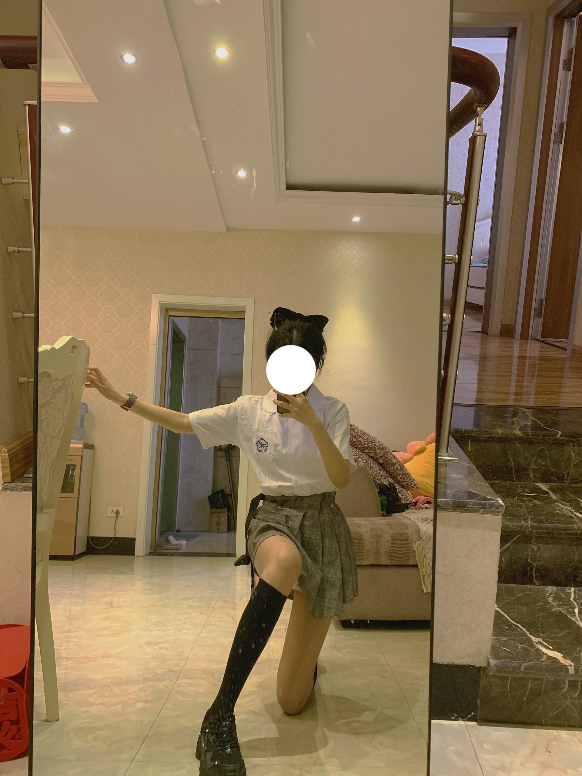 猫爪鞋就很可爱，全黑色又很飒
 
 👟尺
