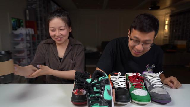 让老婆猜我的Dunk SB多少钱？完结撒